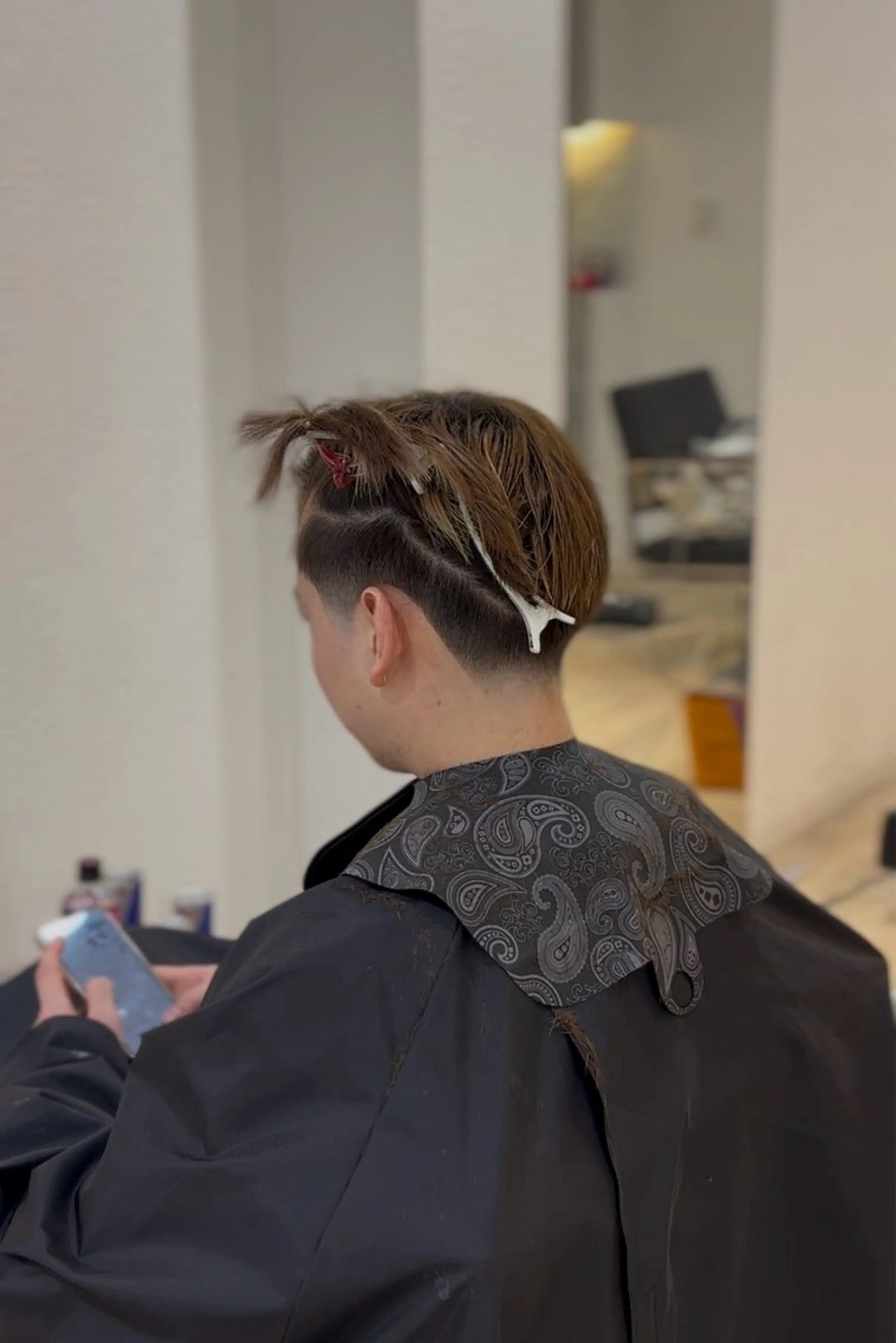 メンズ フェードカット tidehair 叶汰のヘアスタイル
