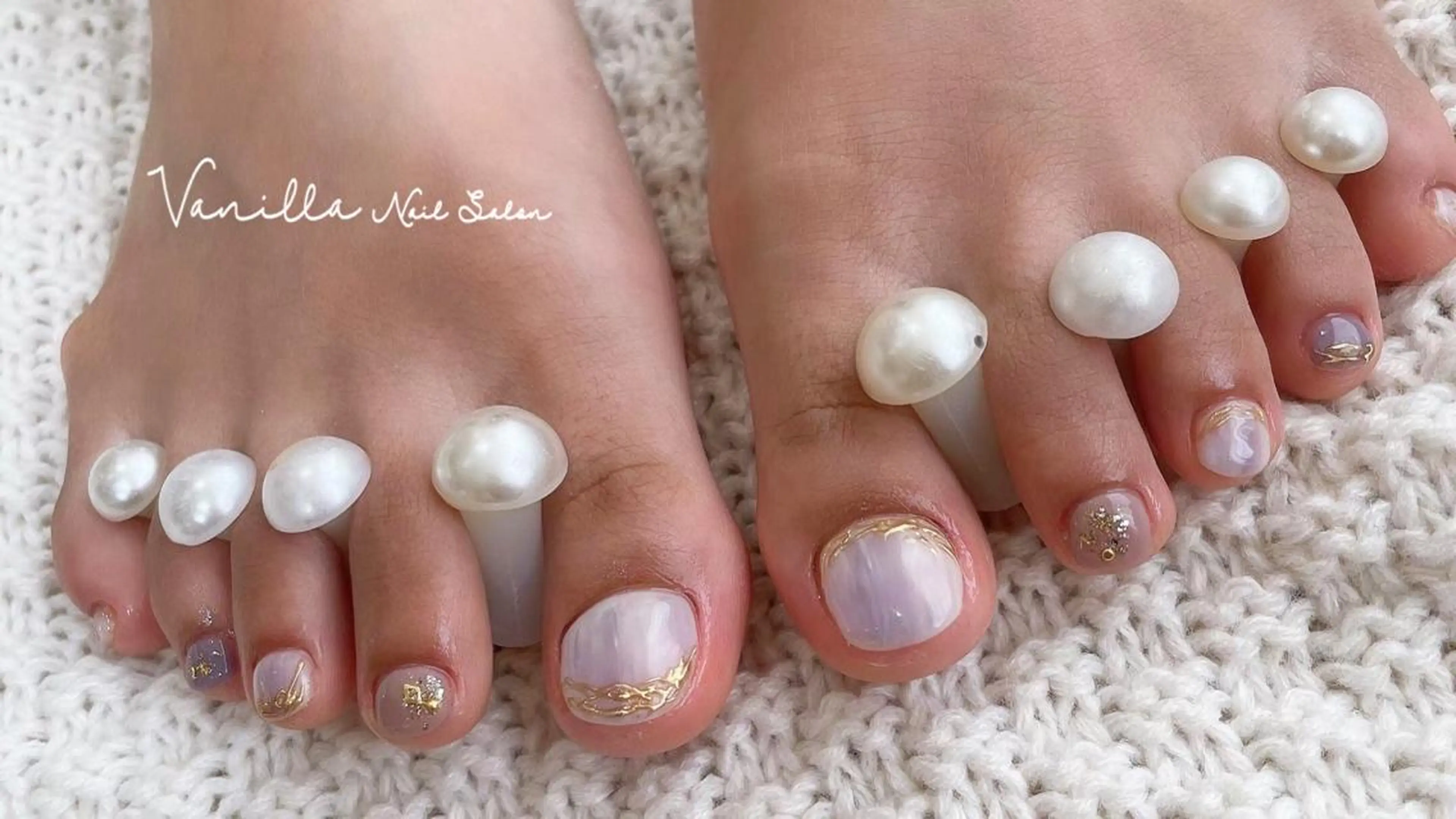 ネイル フットネイル Vanilla nail salonのネイルデザイン