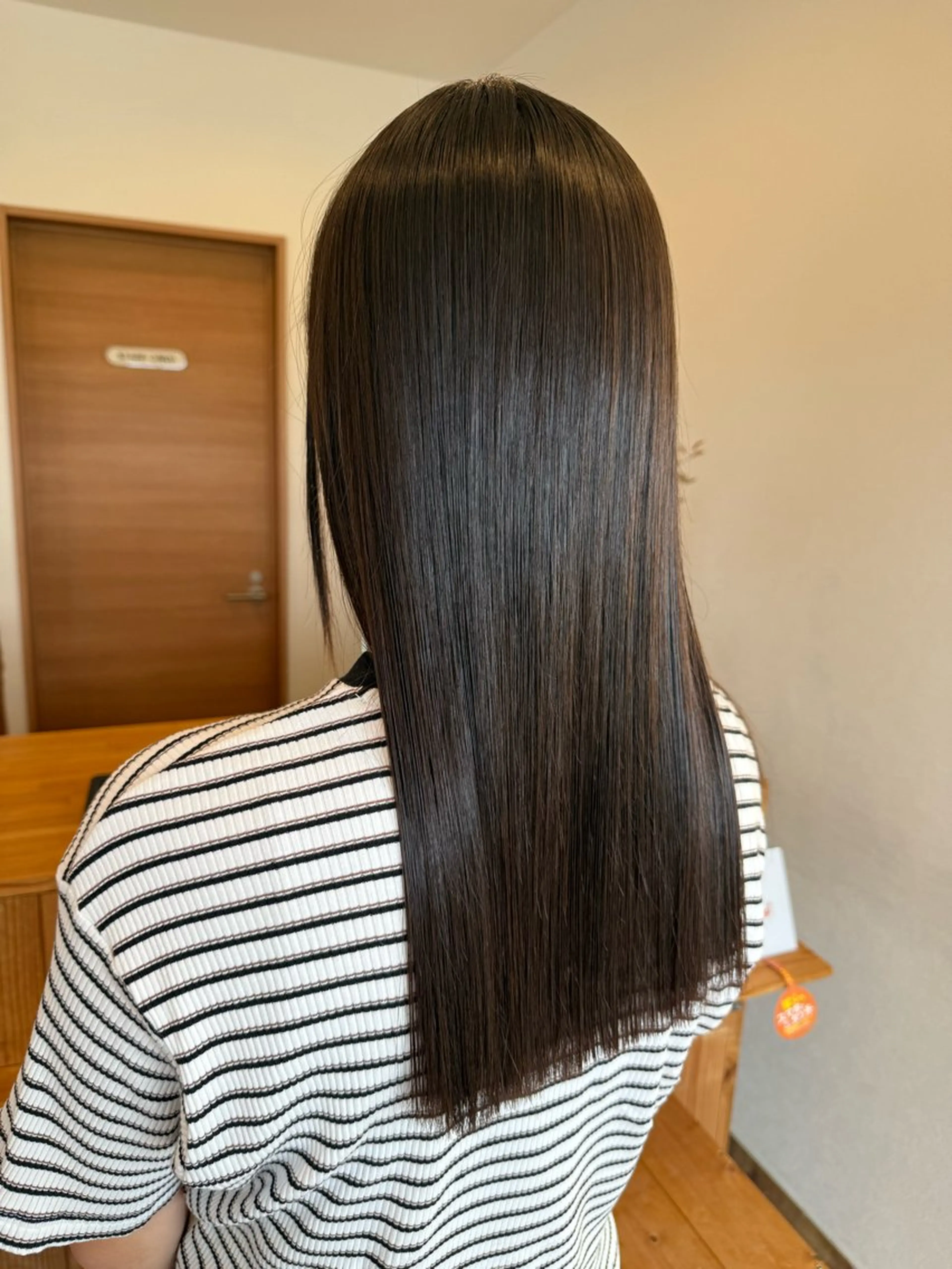 ロング 縮毛矯正 タガミ リンカのヘアスタイル