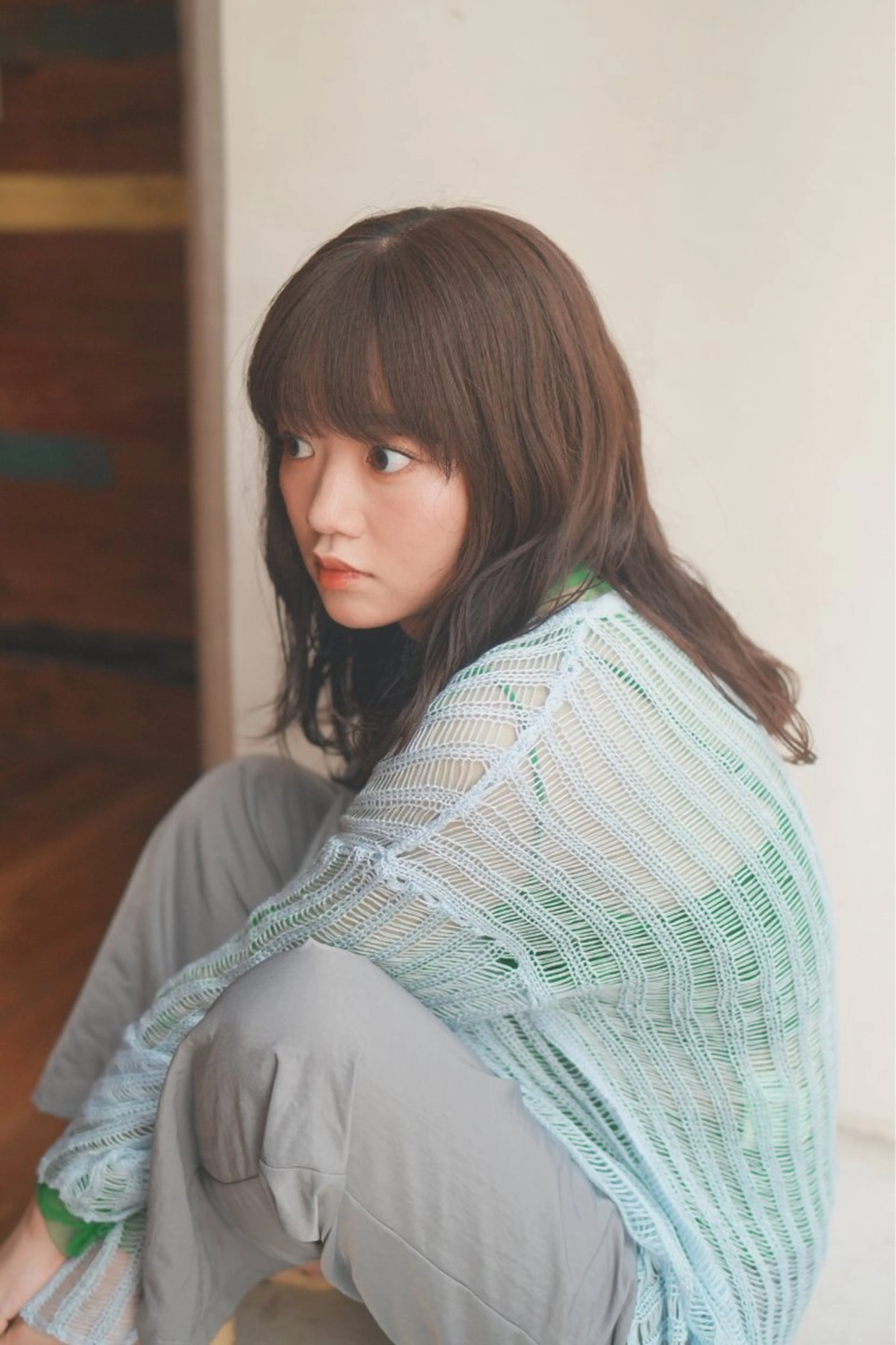 ミディアム カラー カット ヘアカラー トリートメント hina💟 透明感カラーのヘアスタイル