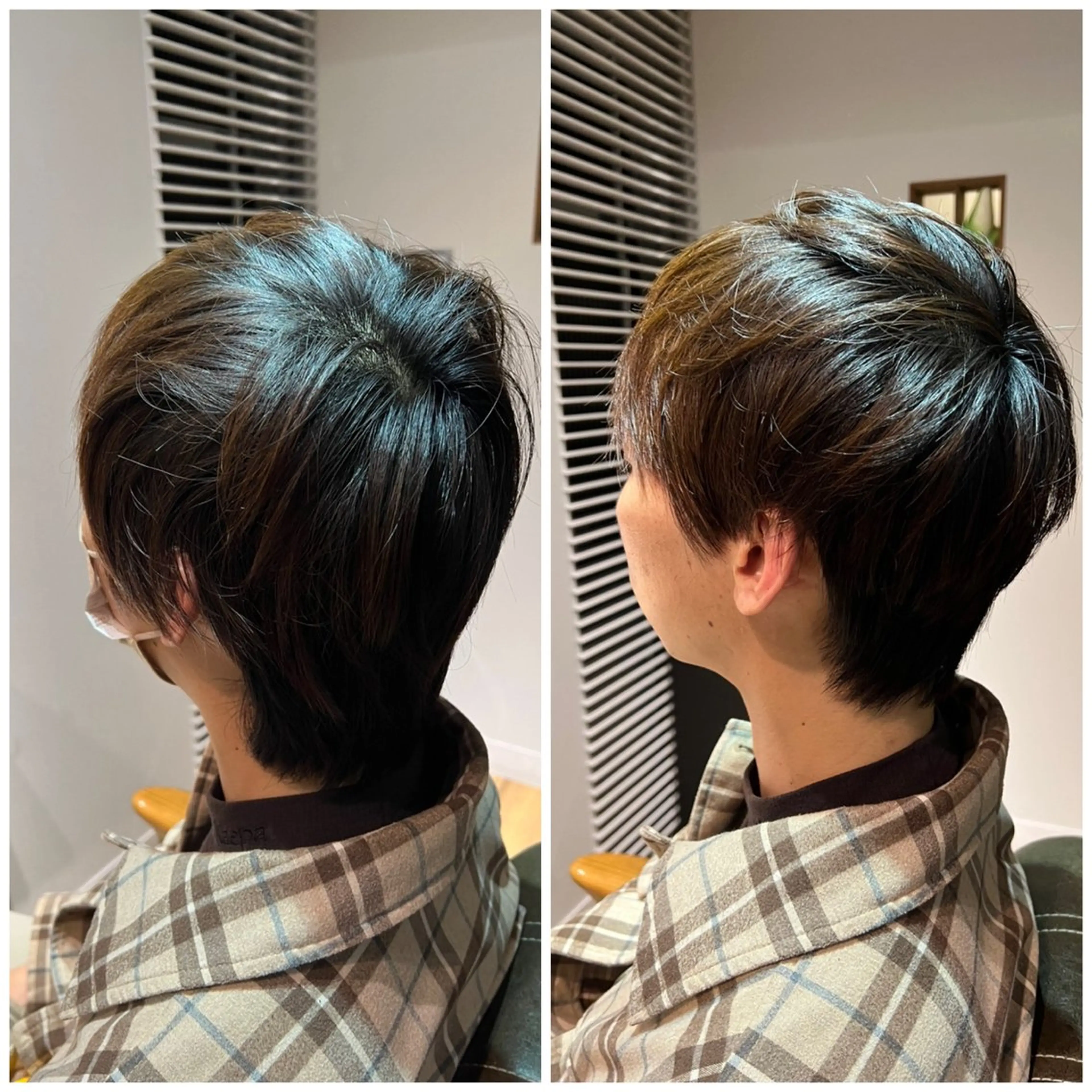 ショート ツキダテ ユイのヘアスタイル