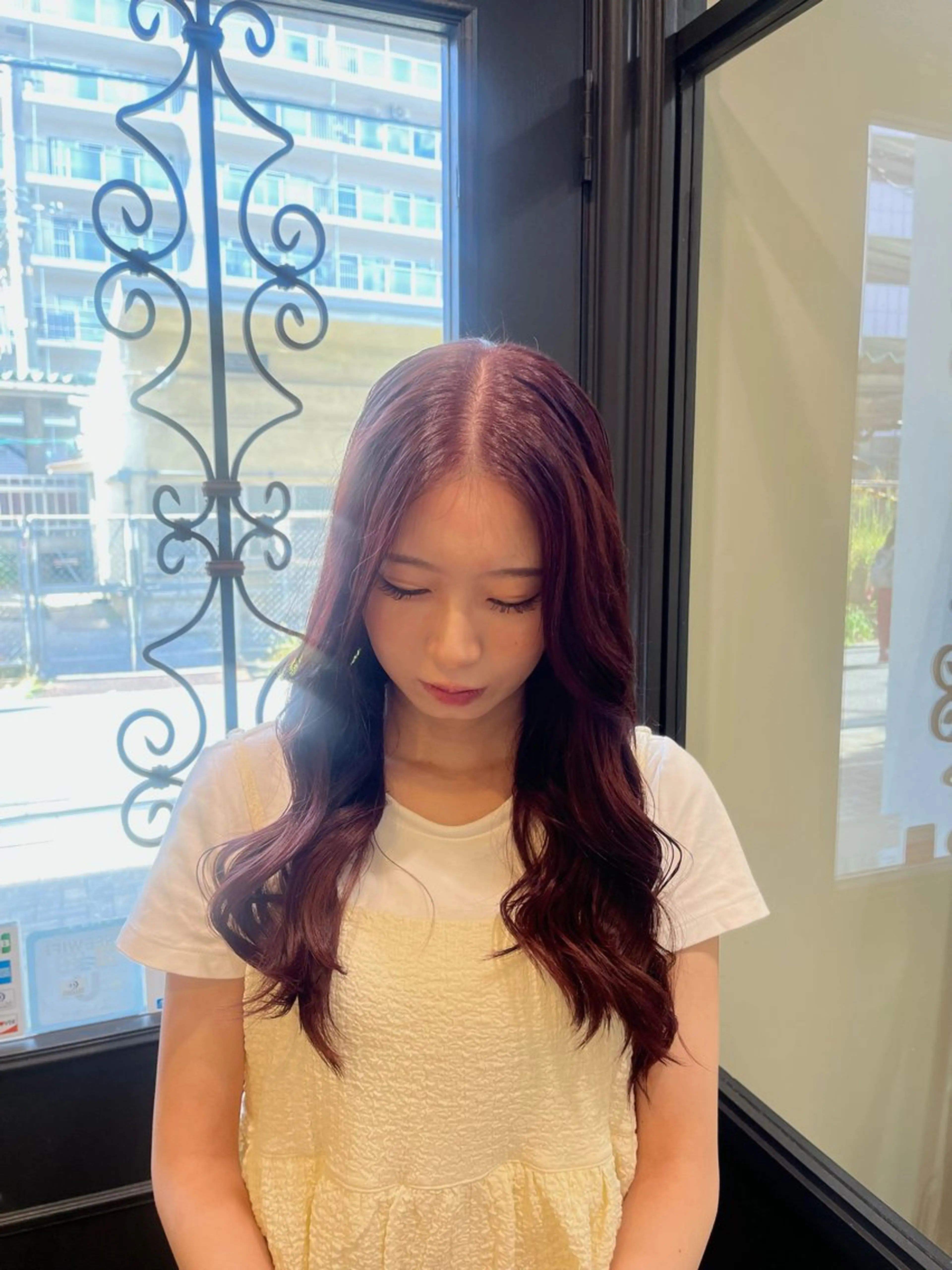 ロング パープルカラー みゆ/ カラーリスト🎀のヘアスタイル