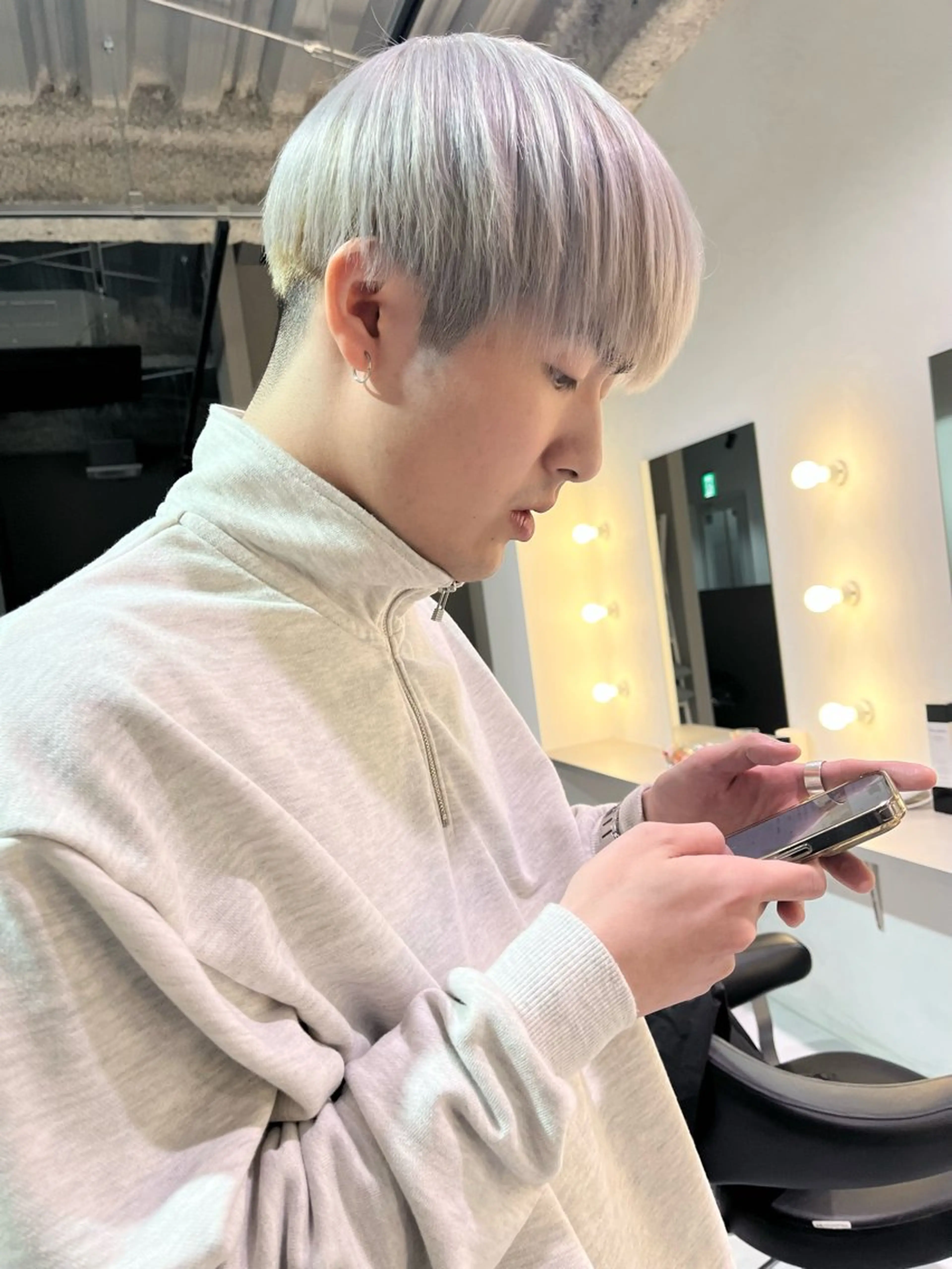 ショート カラー メンズ ALL HAIR所属・掛田 翔のヘアスタイル