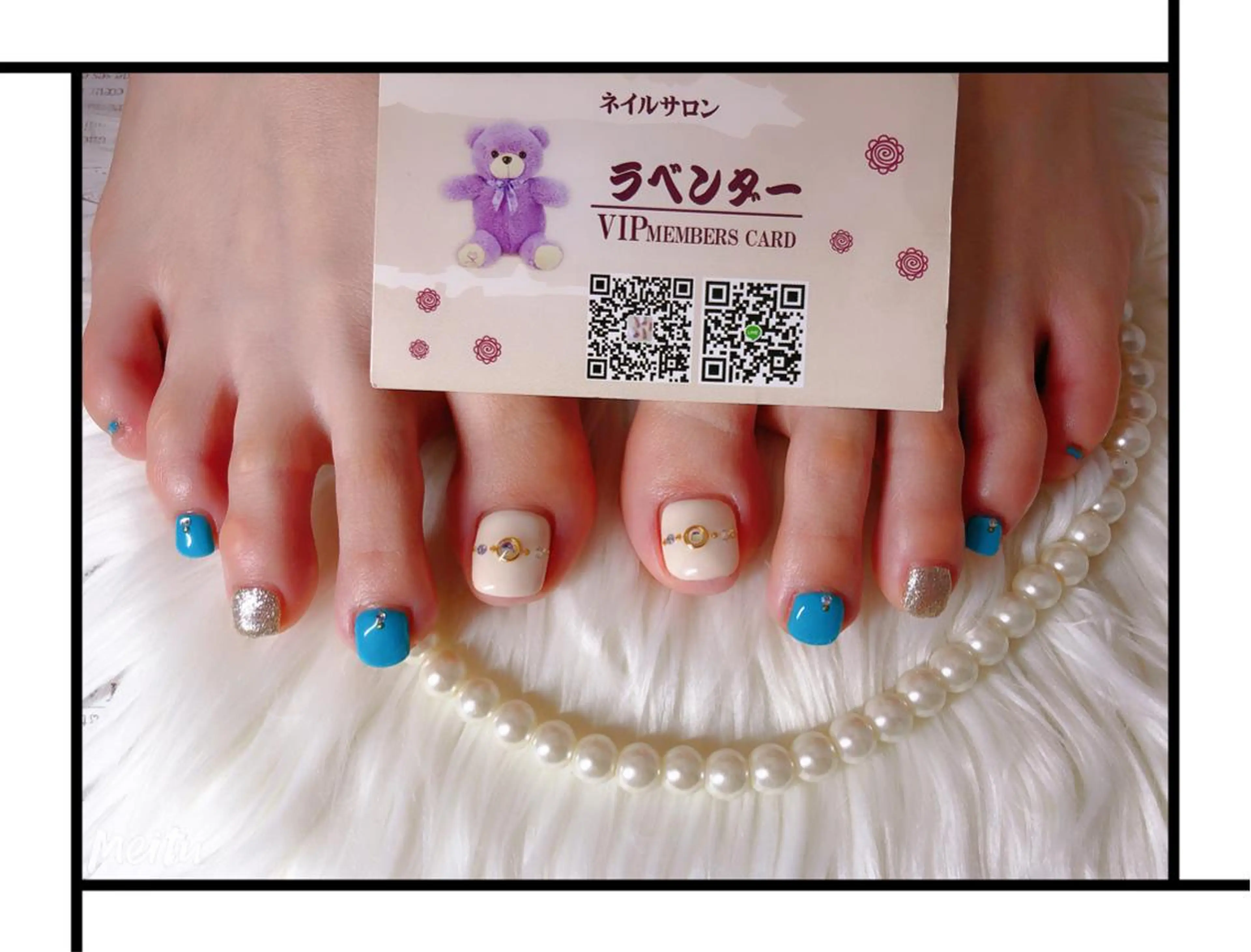 ネイル ラベンダー💖日暮里 ルル💖ネイルのネイルデザイン