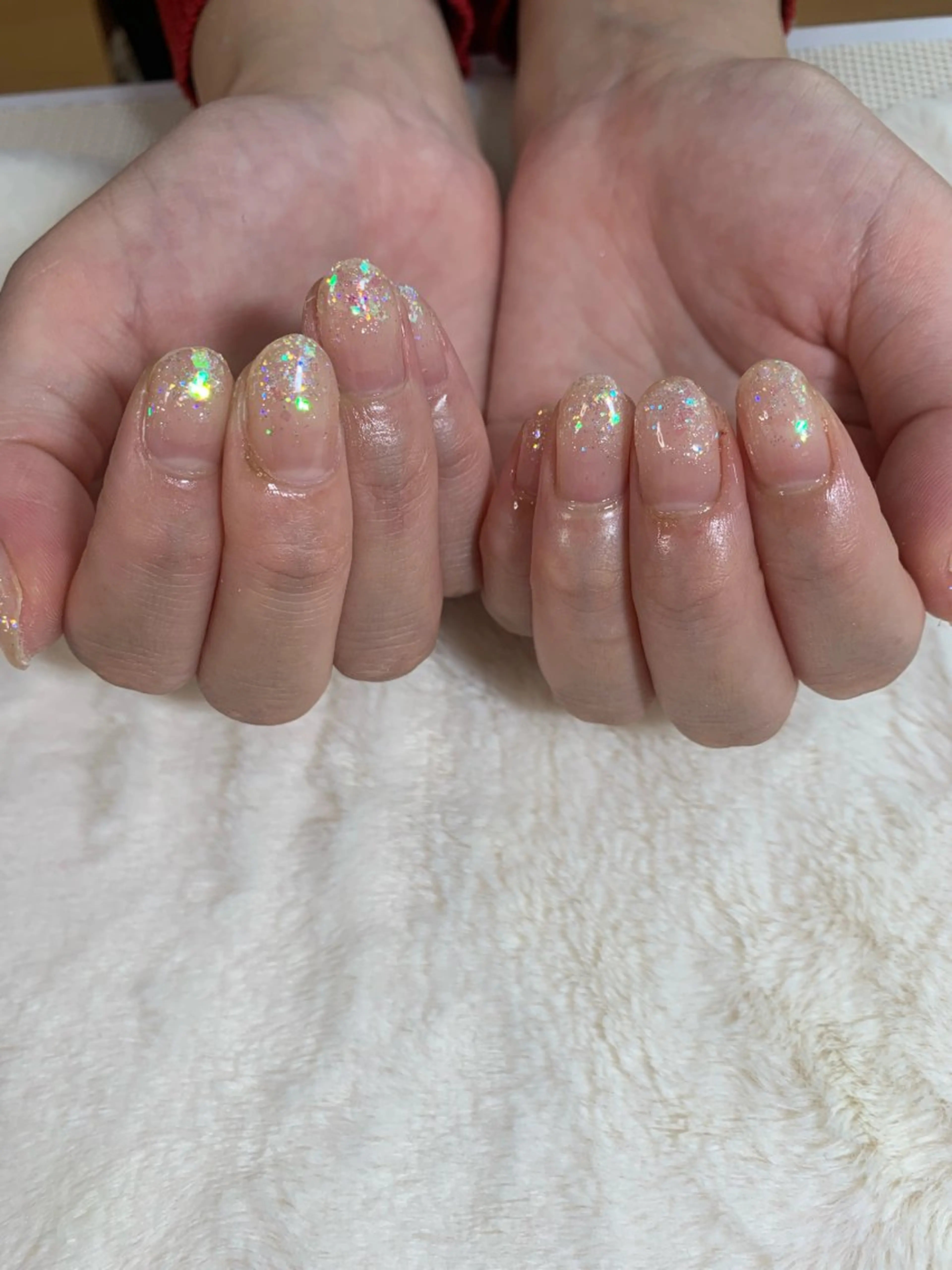 ネイル ラメ(グリッター) ラメグラデーション ハンドネイル Coconail 恭子のネイルデザイン