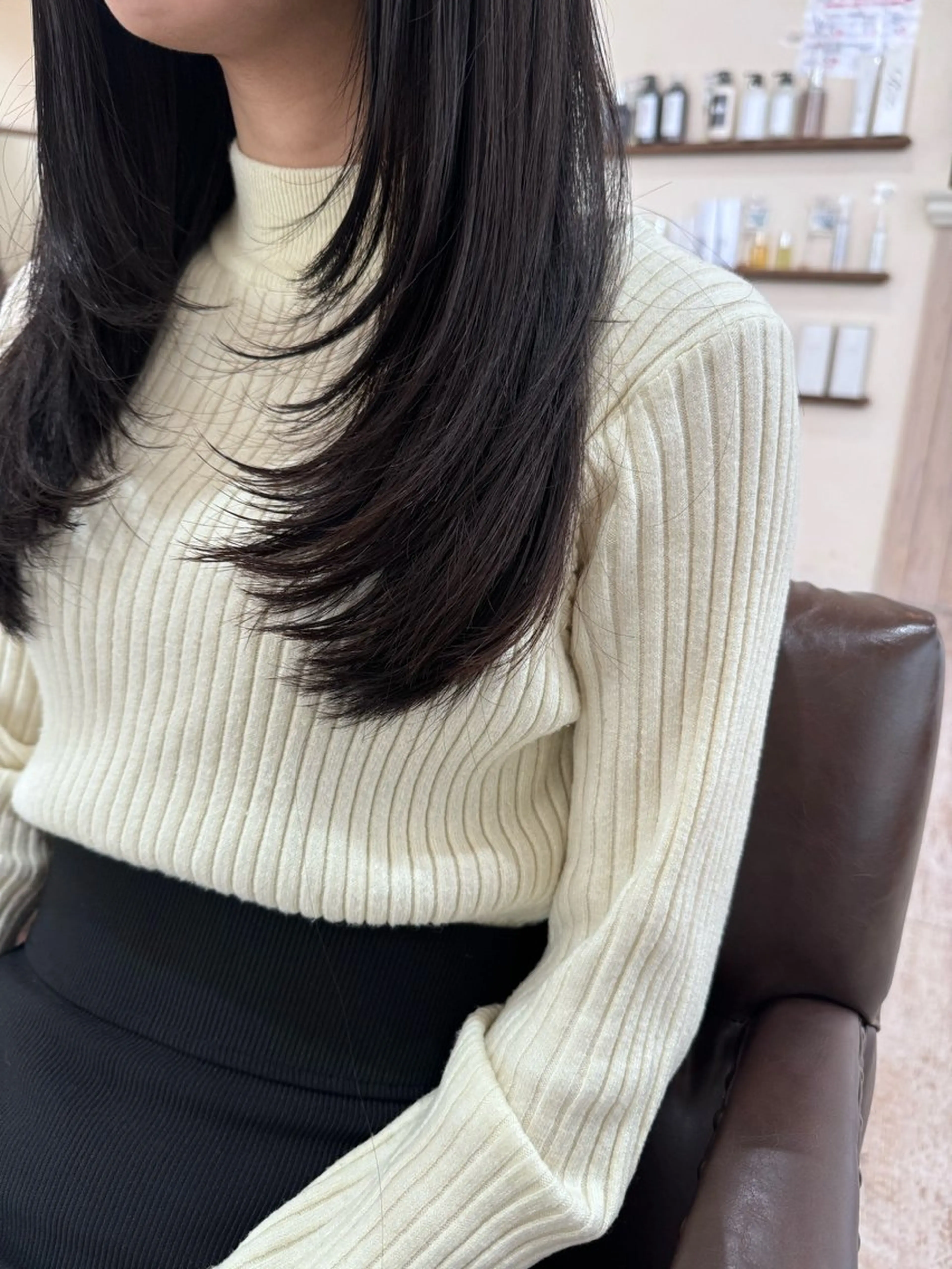 ロング カラー 髪質改善 レイヤーカット トリートメント カット トリートメント 新越谷noble店長 松本拓也▶◀*.のヘアスタイル