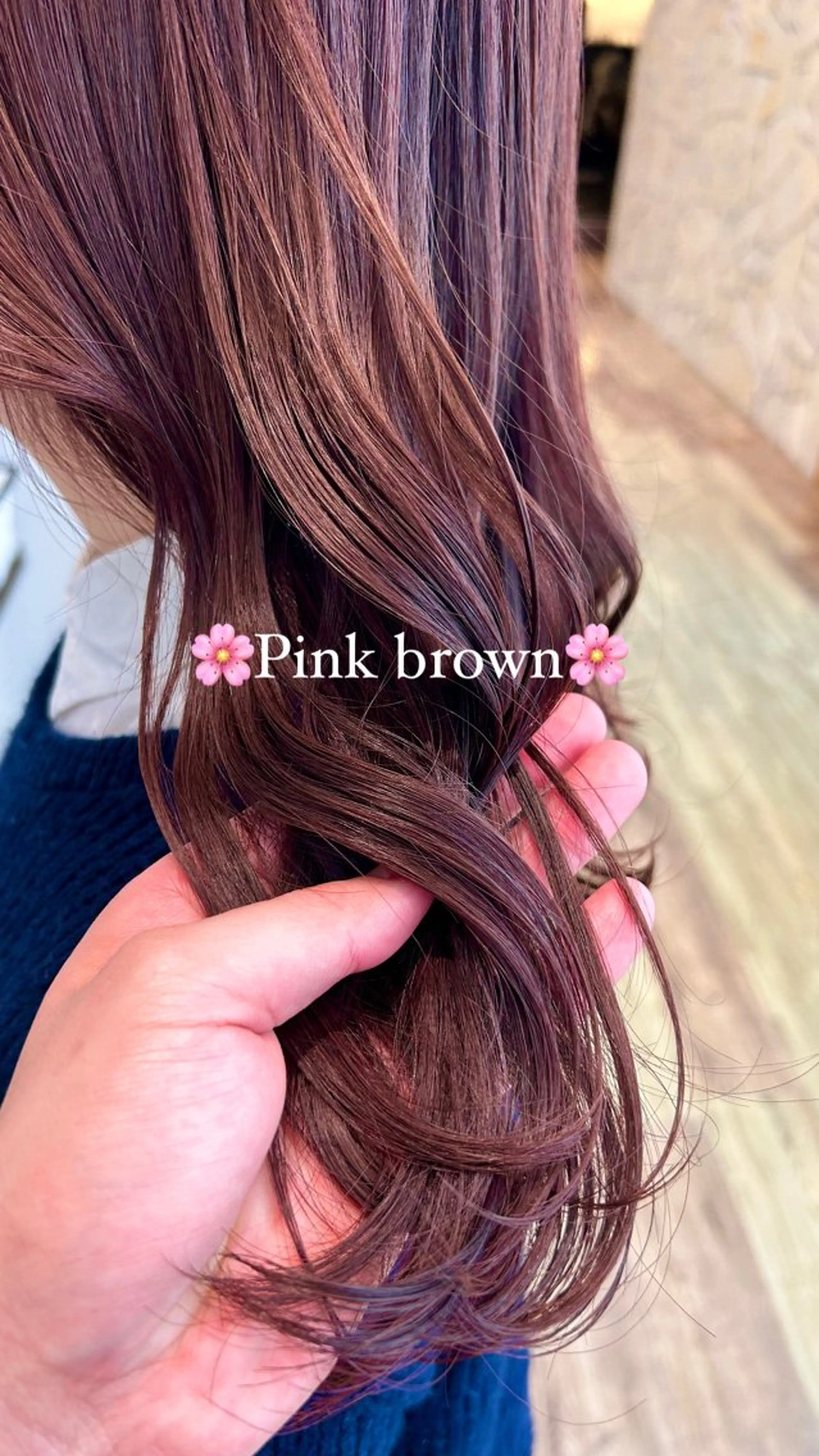 ロング カラー ピンクカラー k-two☁あべの/ 艶感カラー/Touaのヘアスタイル