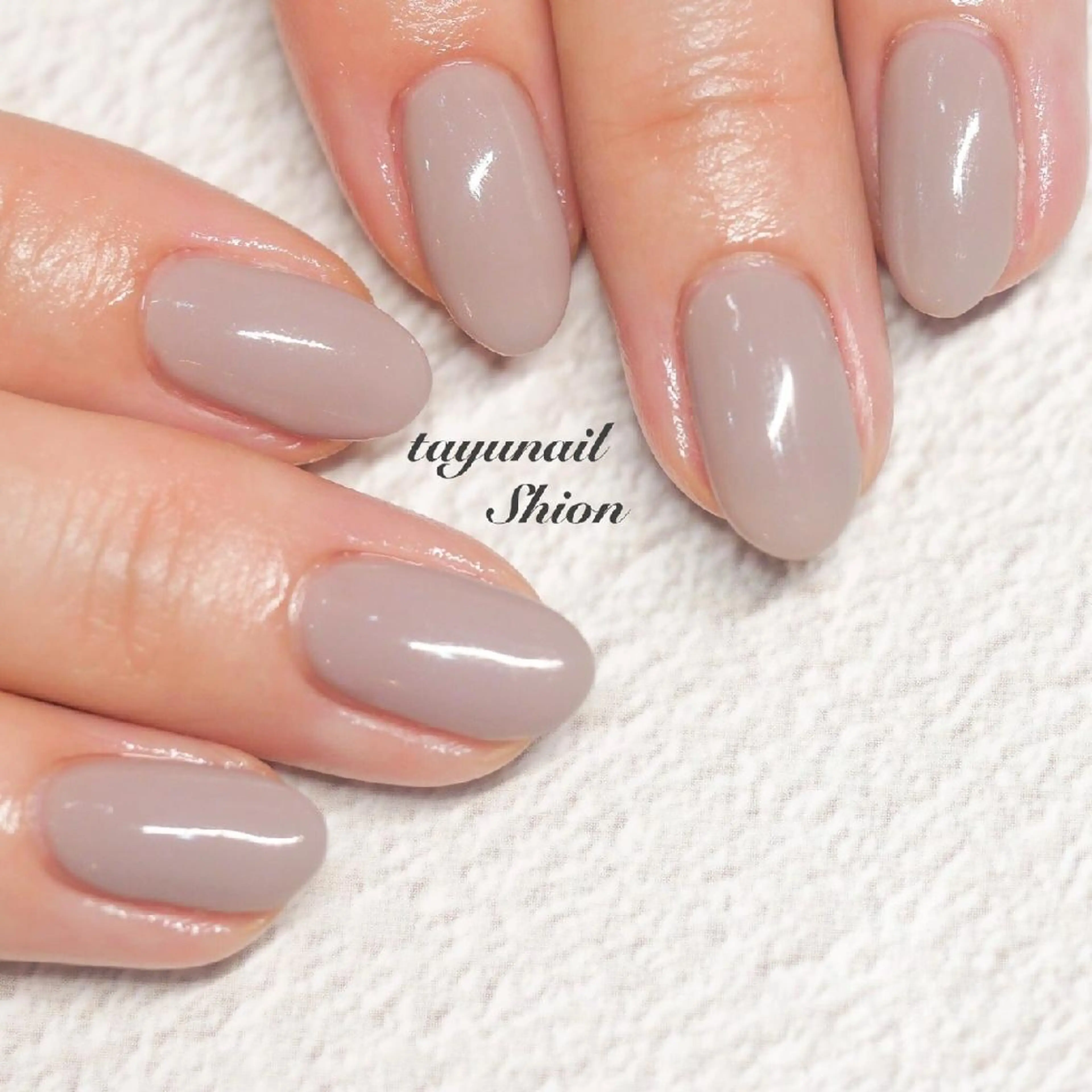 ネイル ブルー ジェルネイル ワンカラーネイル パラジェル シンプルネイル ネイルサロン 【たゆnail】のネイルデザイン