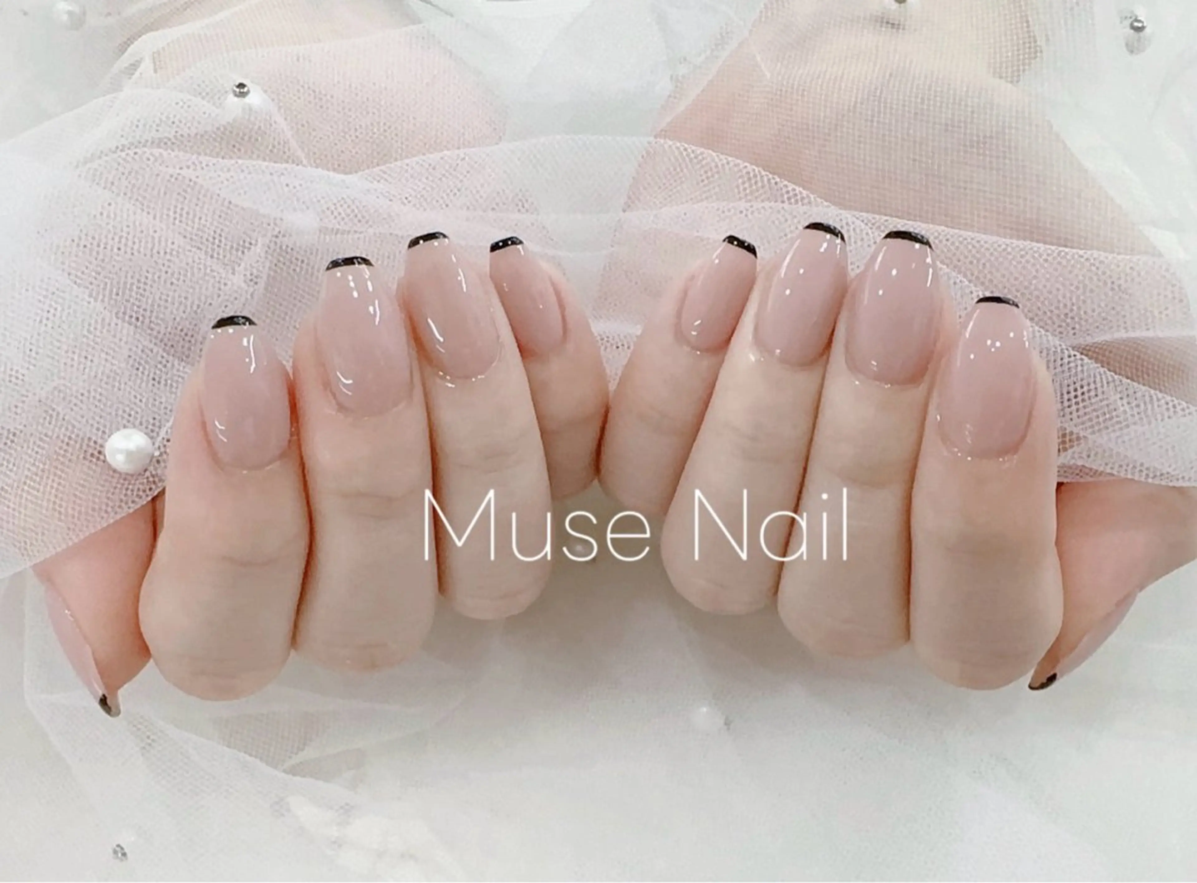 ネイル フレンチネイル ハンドネイル muse nailのネイルデザイン
