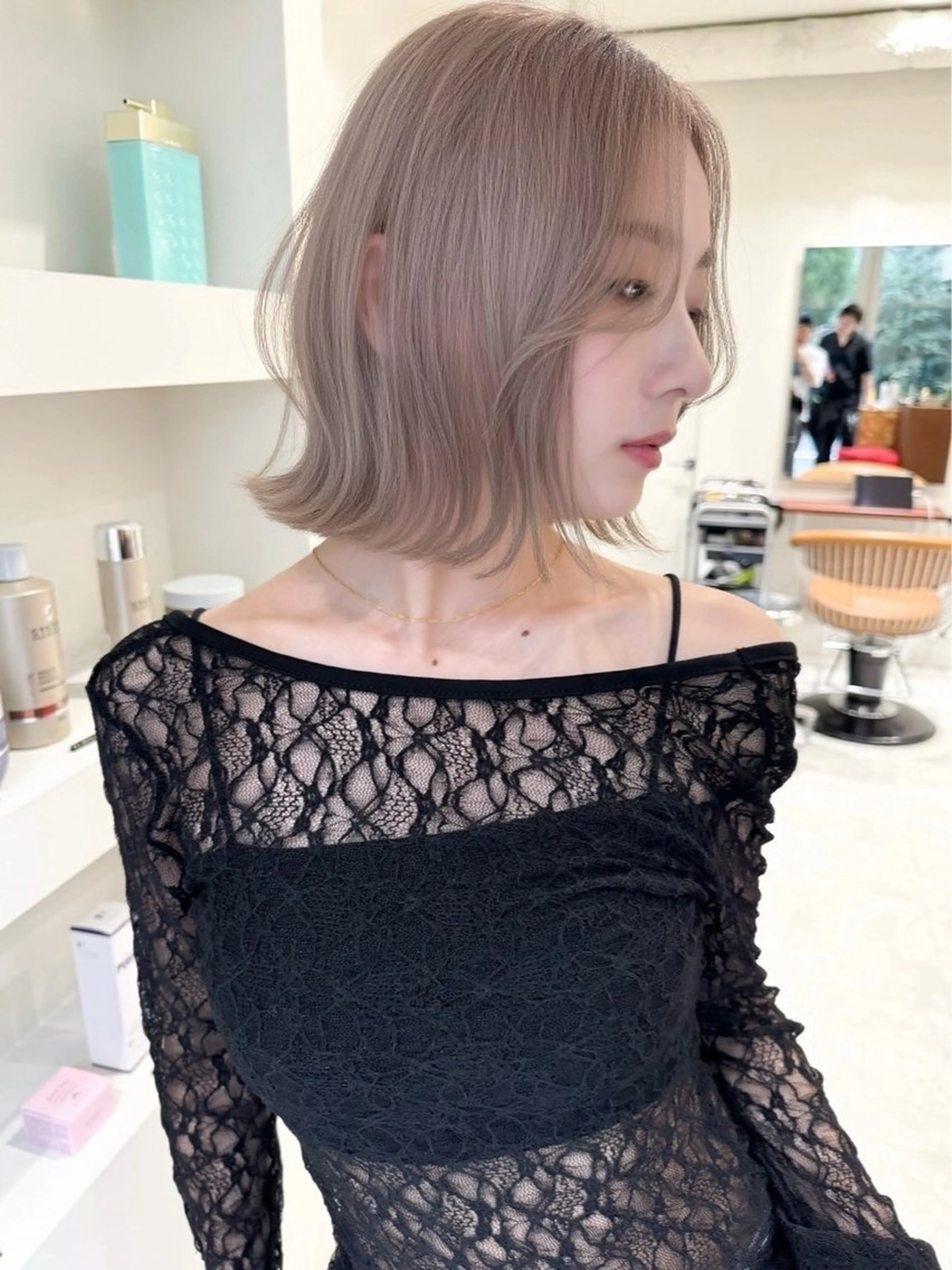 【🌸本日限定価格🌸人気No. 1メニュー🩵ブリーチ（ケアブリーチ変更可）+透明感カラー＋オージュアトリートメントの写真