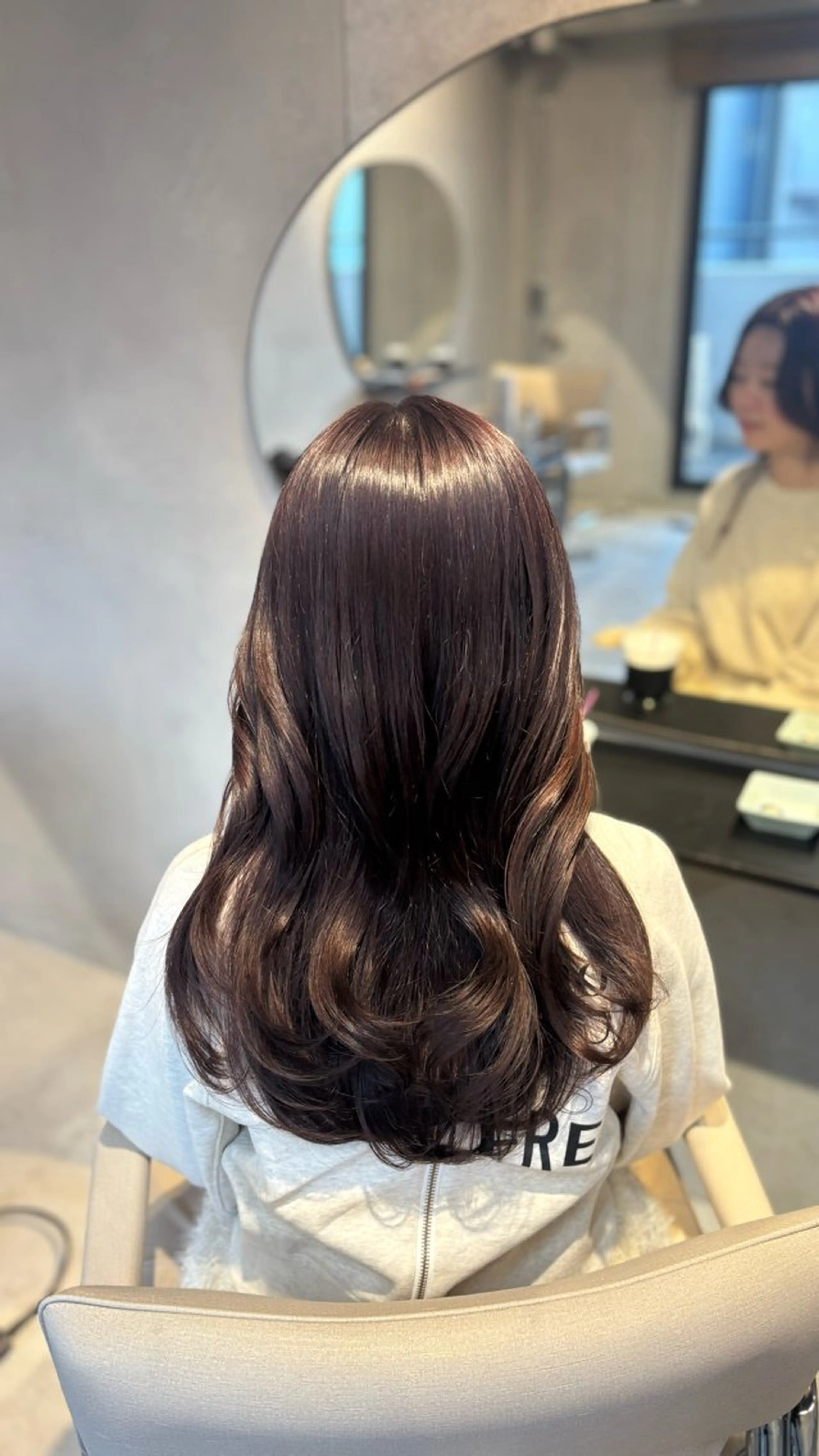 セミロング カラー ヘアカラー ANJU/本町肥後橋 /似合わせカラー💖のヘアスタイル