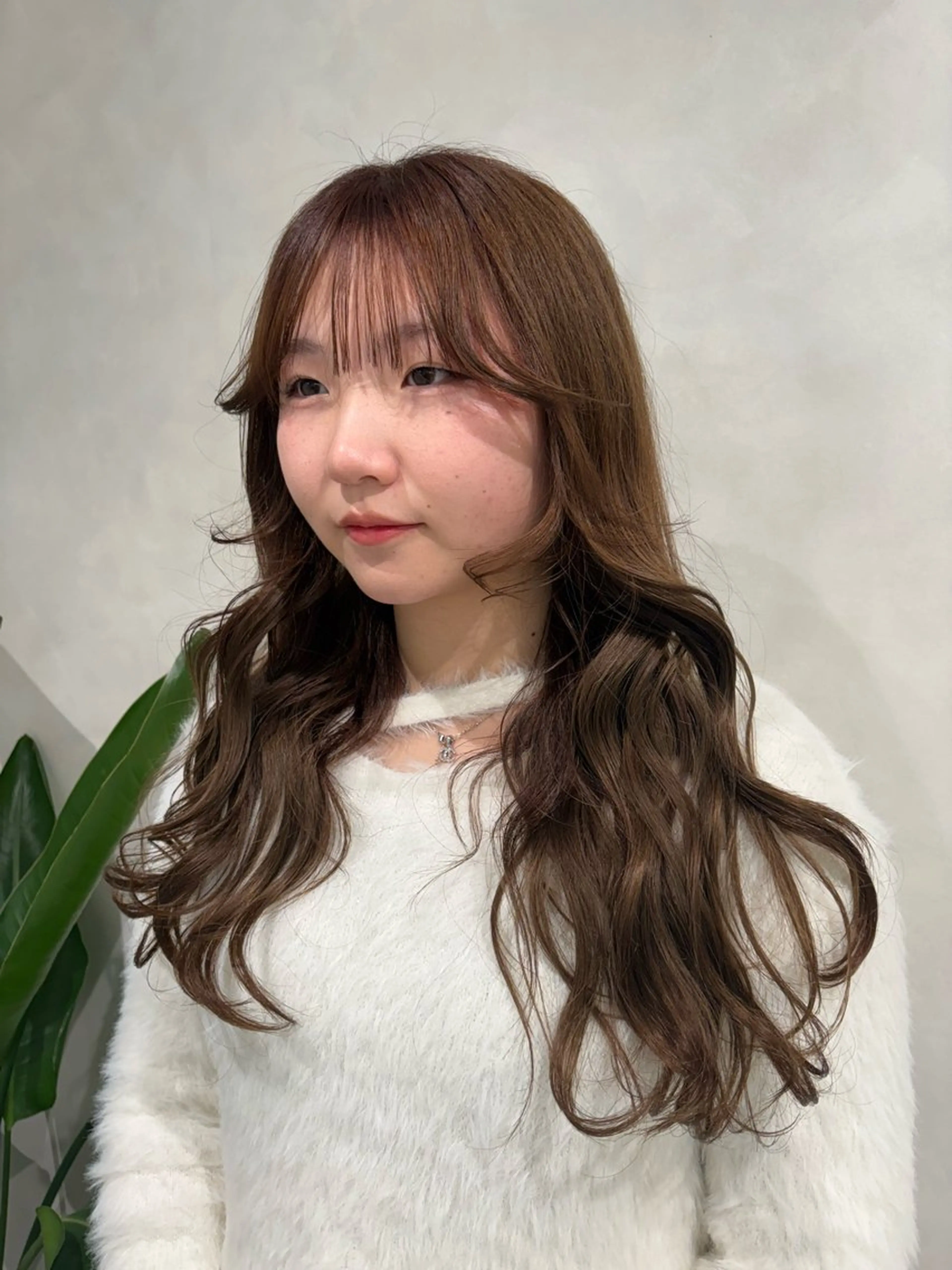 セミロング 森住 優香のヘアスタイル