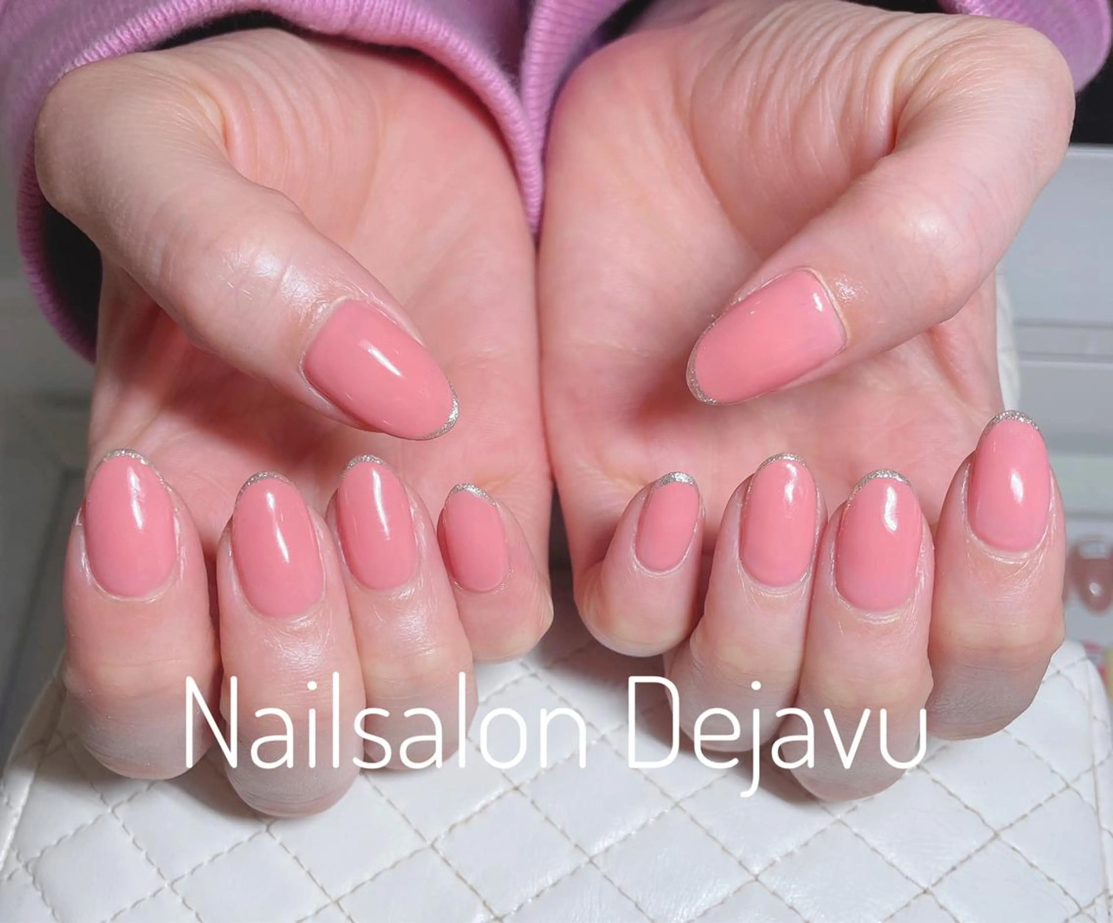 ネイル アートネイル 氷ネイル・うるうるネイル キラキラネイル ラメ(グリッター) ワンカラーネイル ハンドネイル Dejavu所属・Nail salon Dejavu 🌿のネイルデザイン