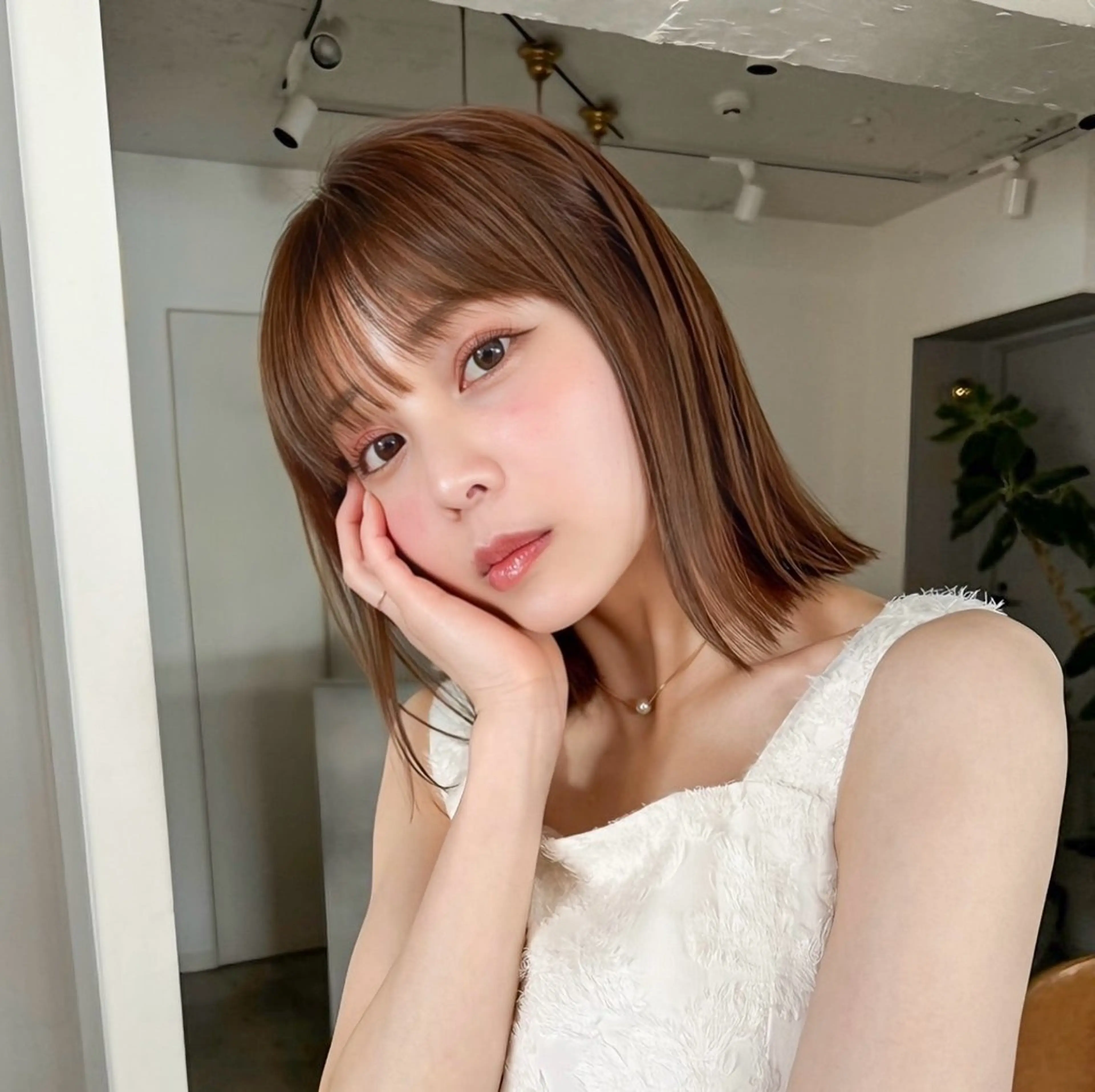 ミディアム カラー/レイヤー /カット泉谷七登のヘアスタイル