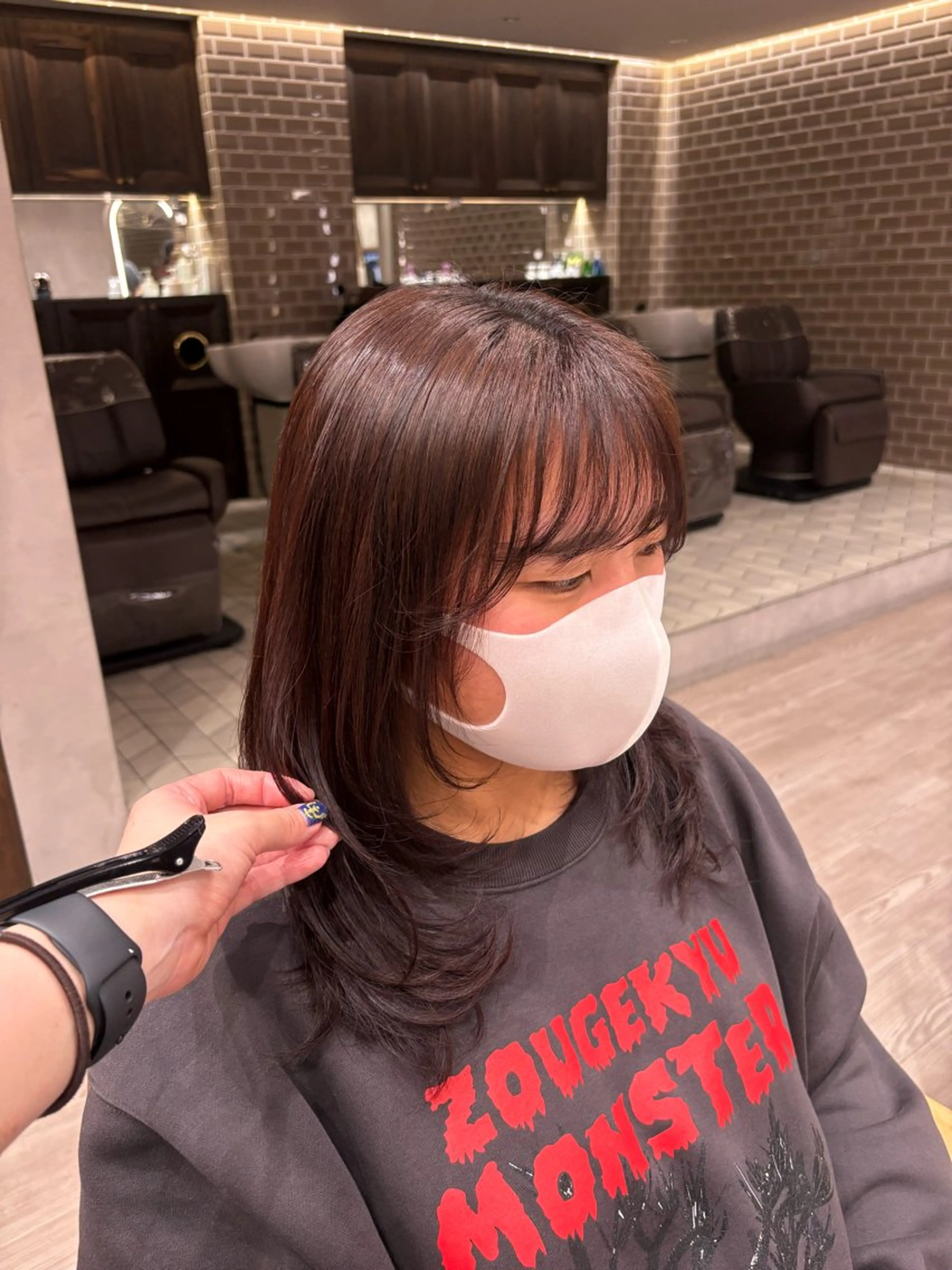 セミロング ヘアアレンジ カット 縮毛矯正 カットモデル募集 🐈‍⬛🪄˚✧ツカのヘアスタイル