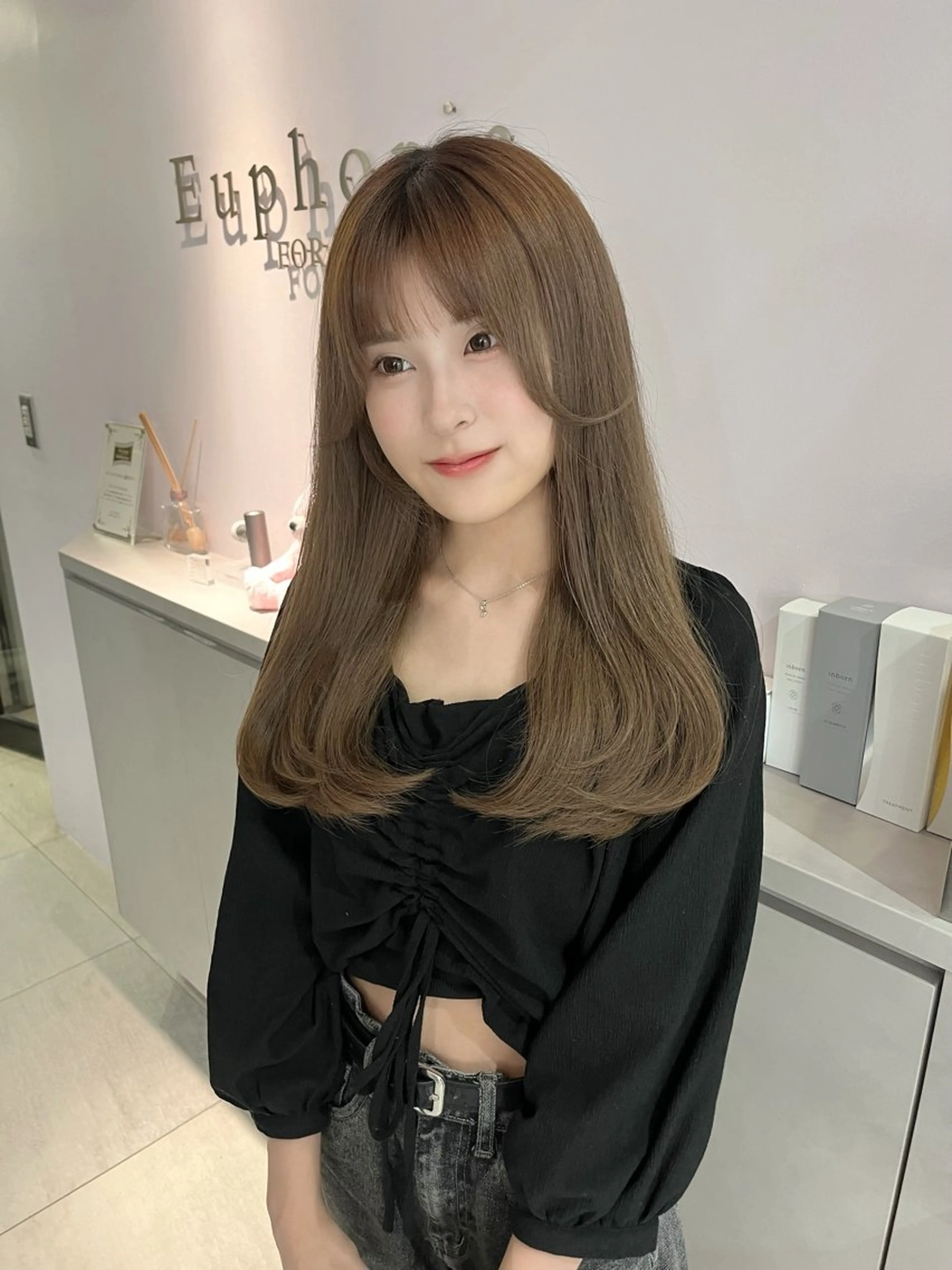 ロング レイヤーカット 上品モテガーリー Rena🎀のヘアスタイル