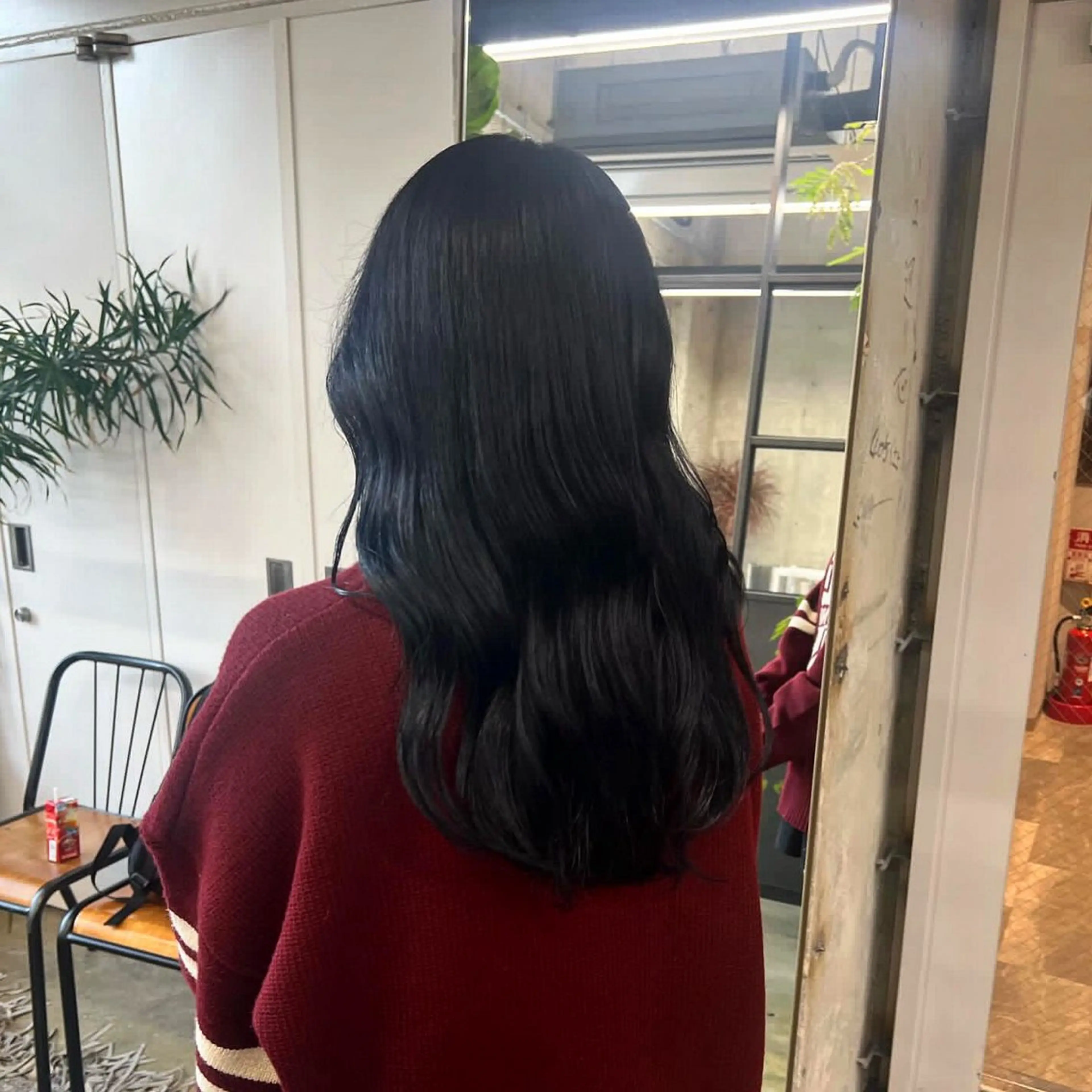 ロング カット ヘアカラー 鈴木瑛里／ブロンド ベージュ／男女のヘアスタイル