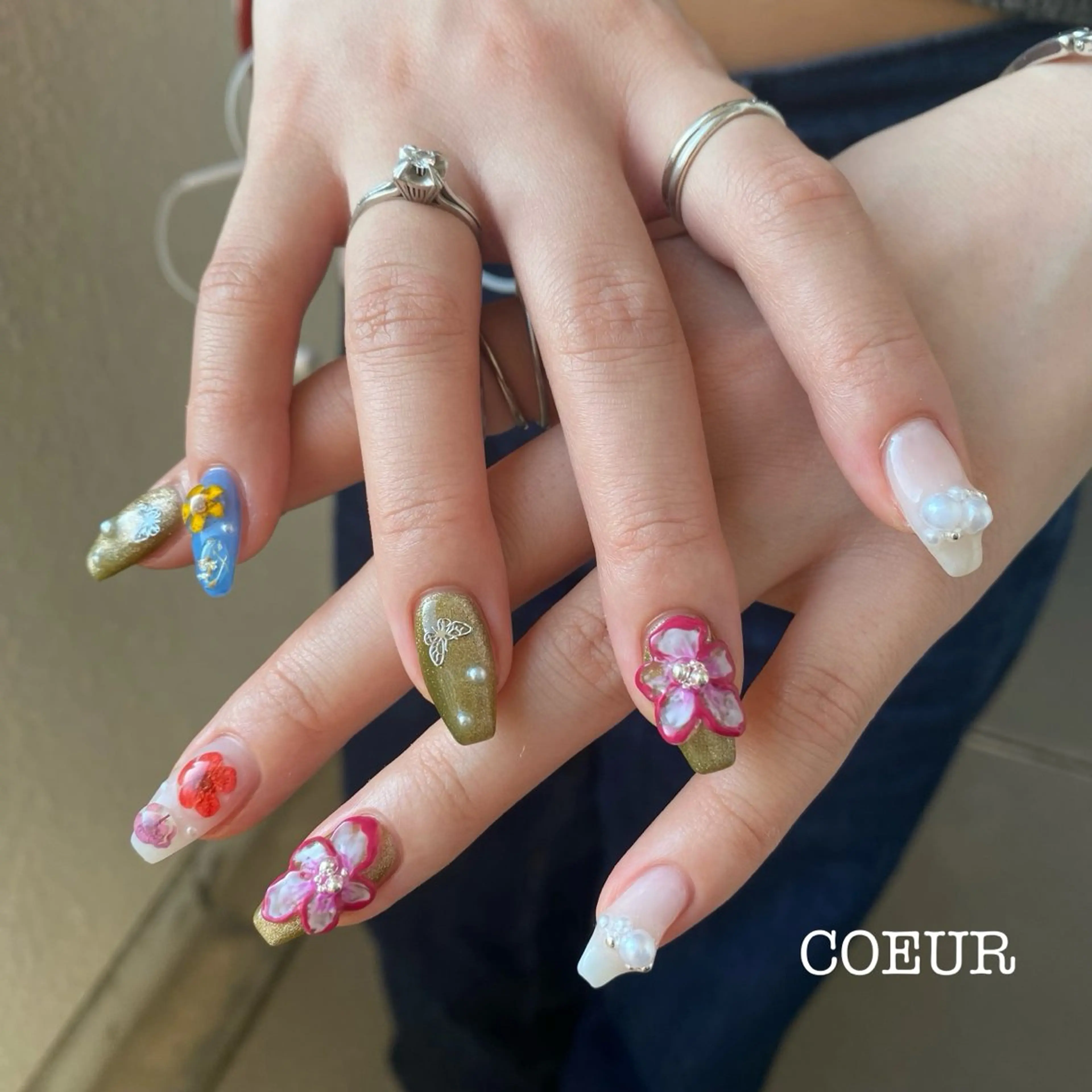 ネイル ハンドネイル COEUR✴︎ yukikaのネイルデザイン