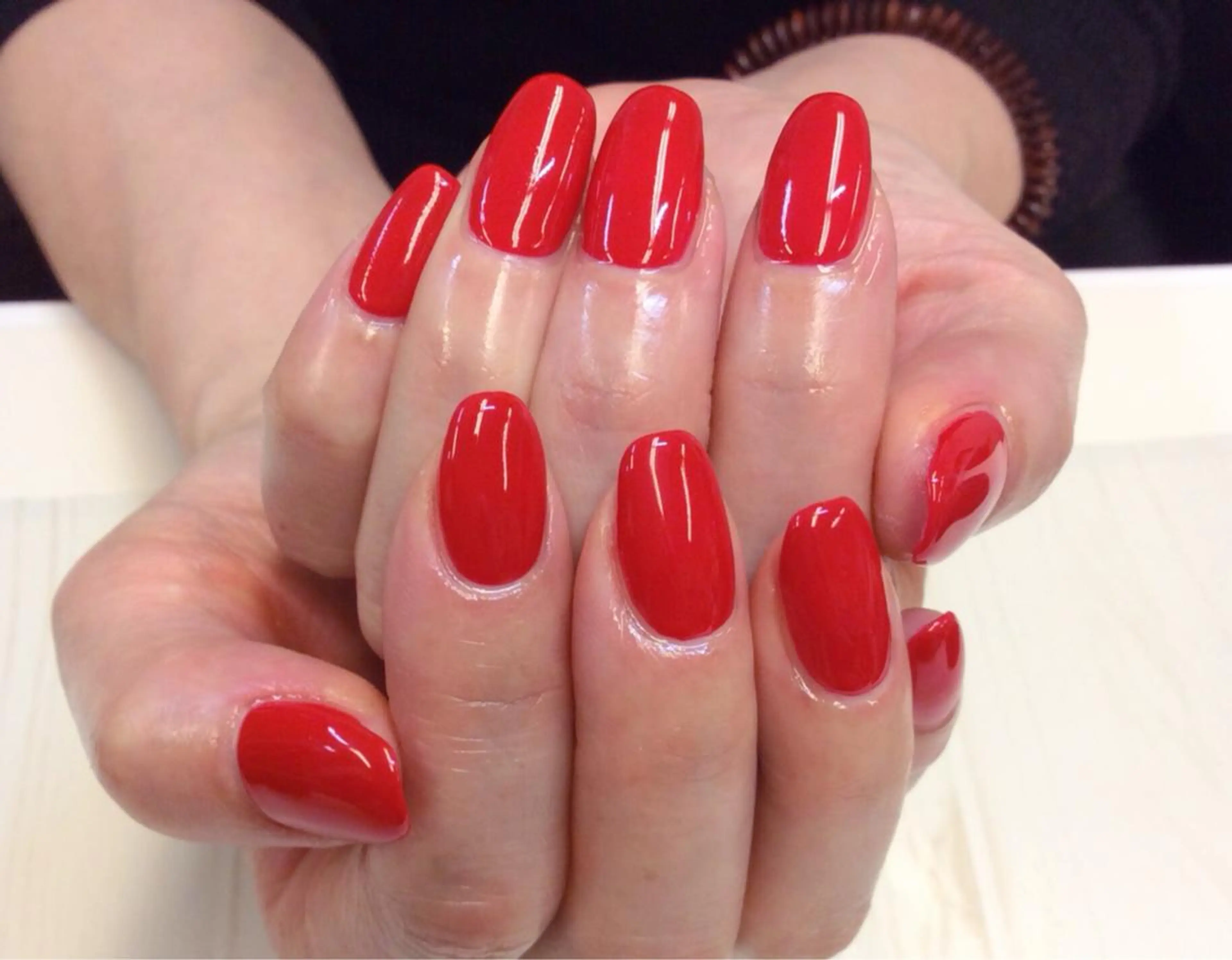 ネイル ワンカラーネイル 新橋 ルキナ スタッフのネイルデザイン