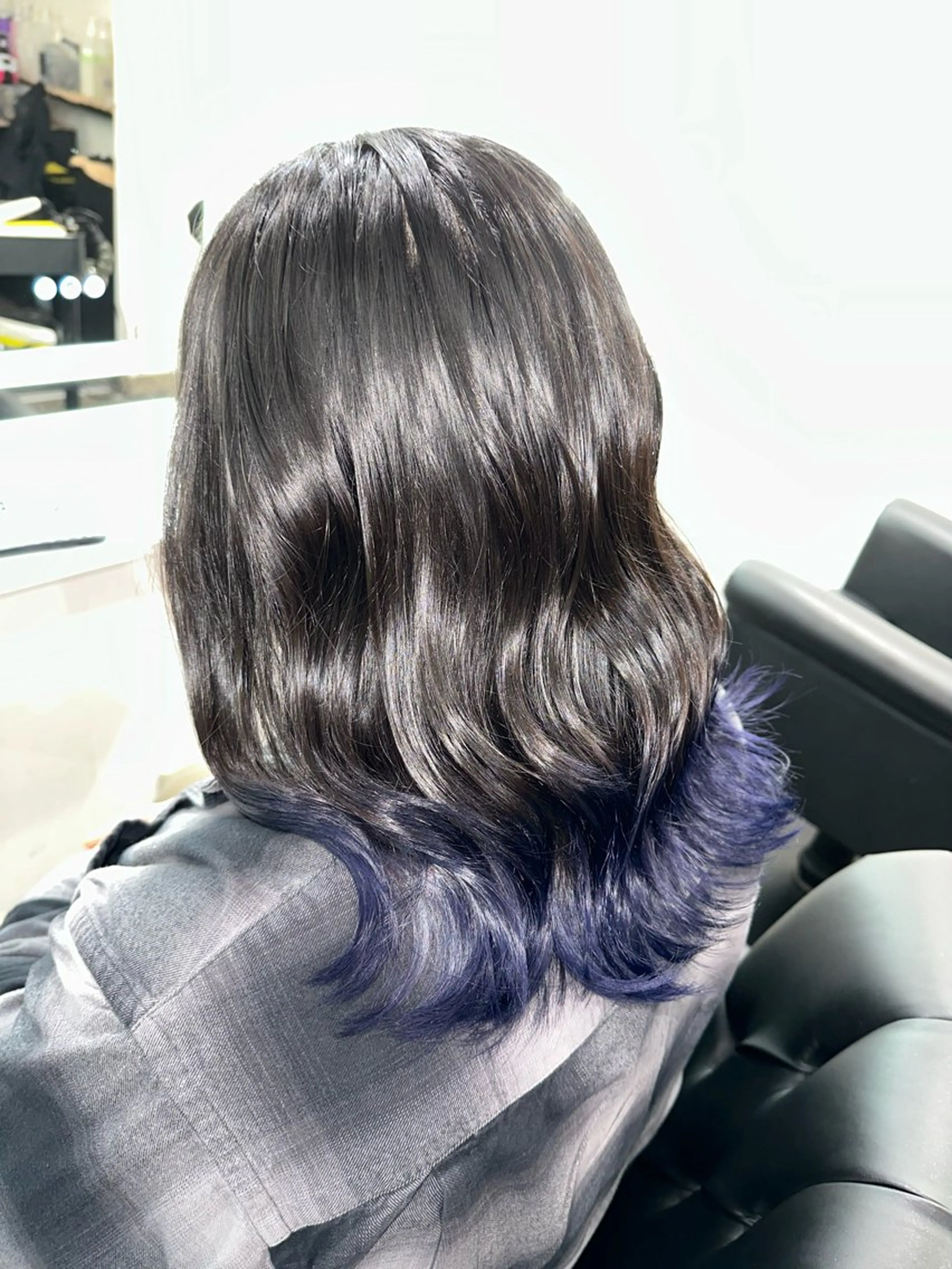 ミディアム カラー ヘアカラー トリートメント 髪質改善⭐️縮毛矯正 中野⭐️Rinaのヘアスタイル
