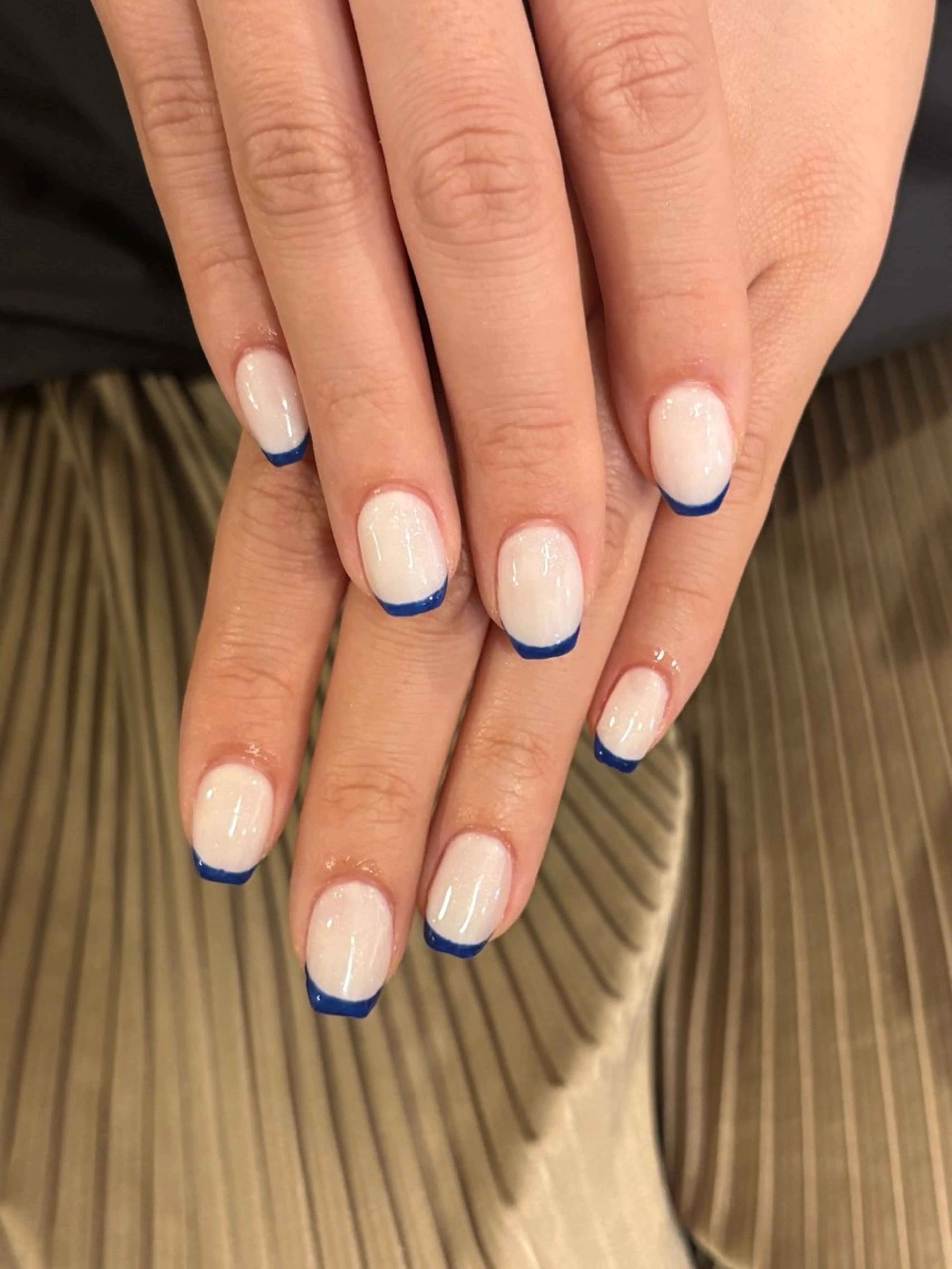 ネイル フレンチネイル ＊爪神＊ 珠裕‪ miyuのネイルデザイン