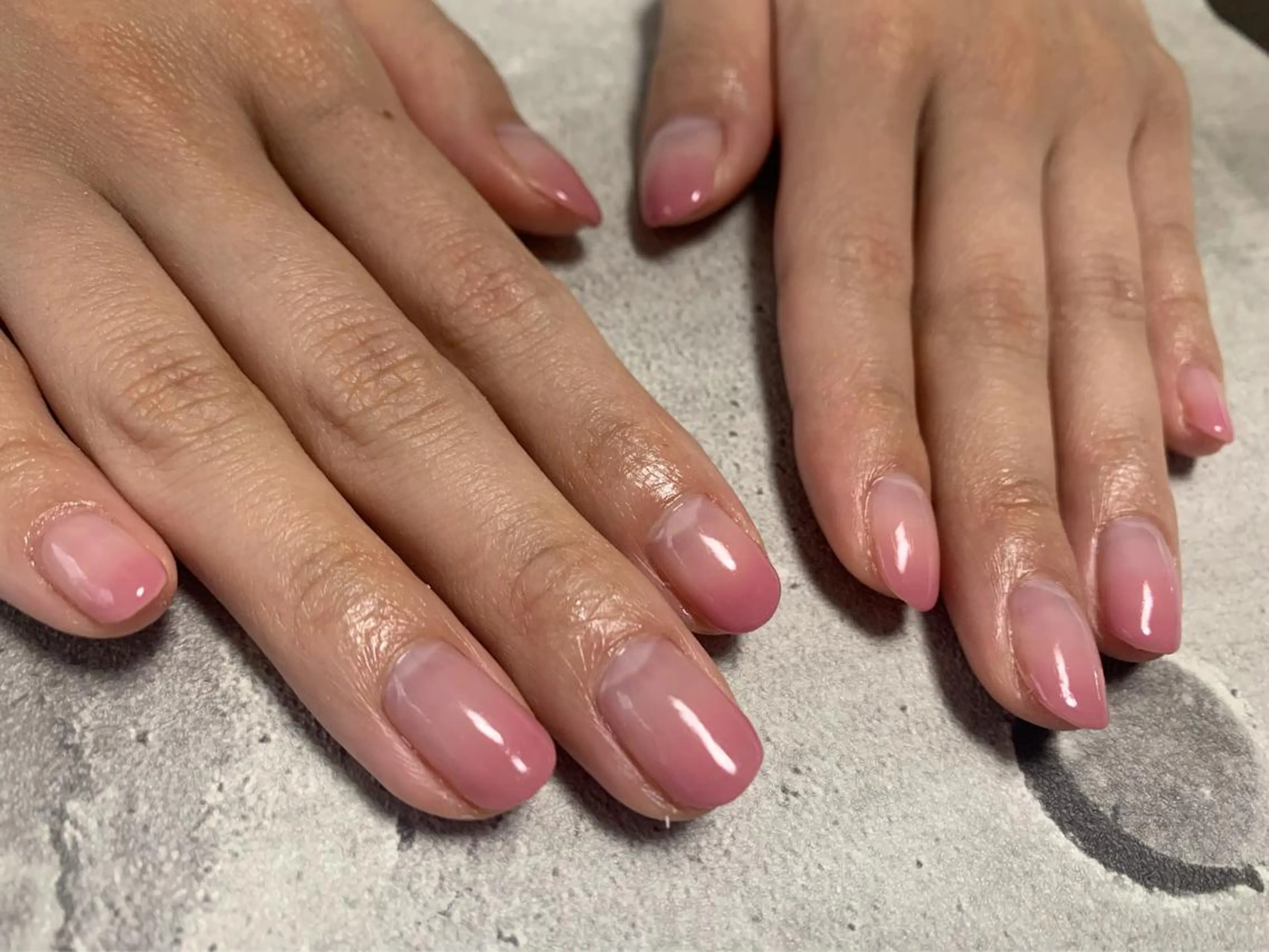 ネイル ピンク シンプルネイル kikinail 溝の口のネイルデザイン