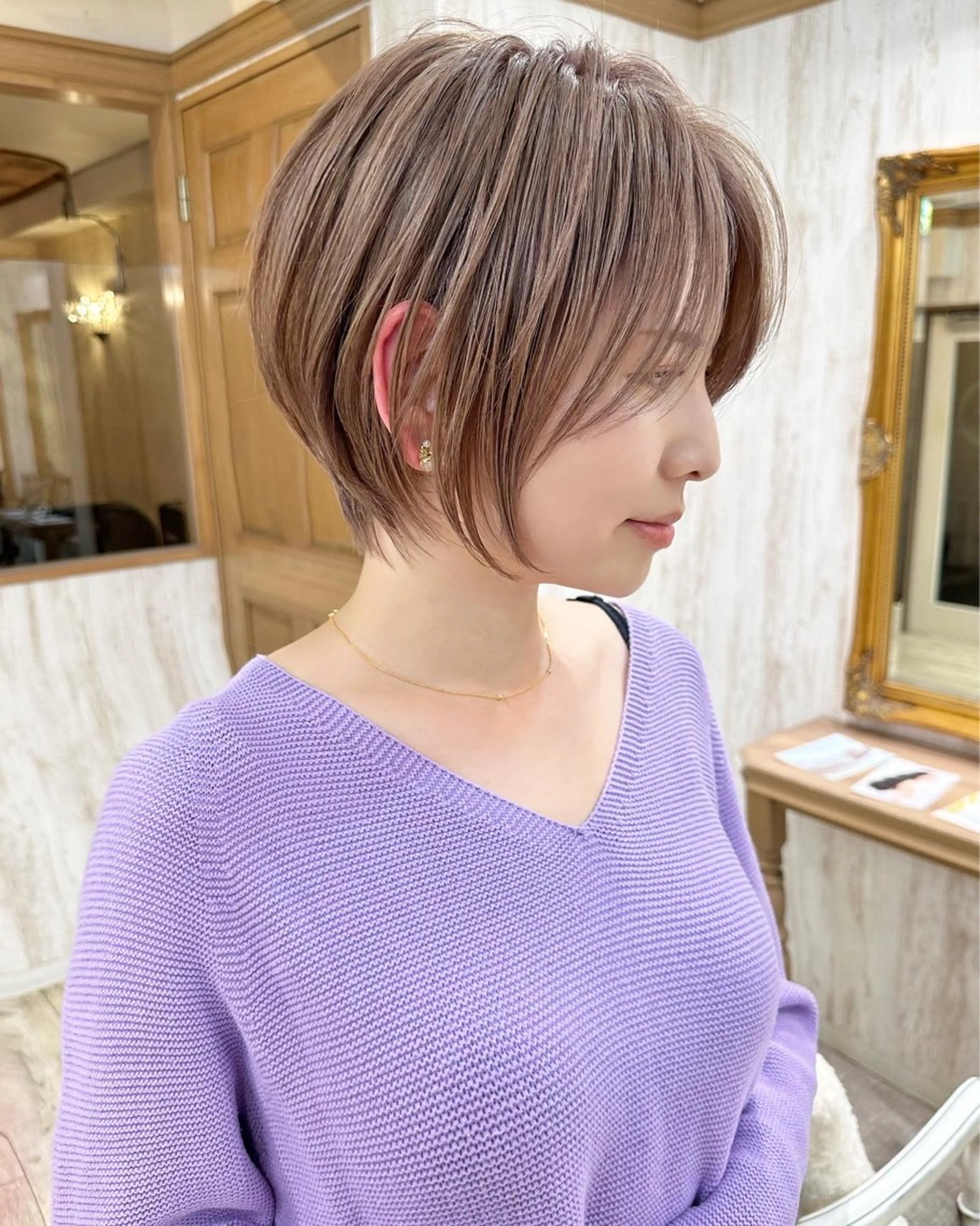 カット+カラー+高濃度トリートメントの写真