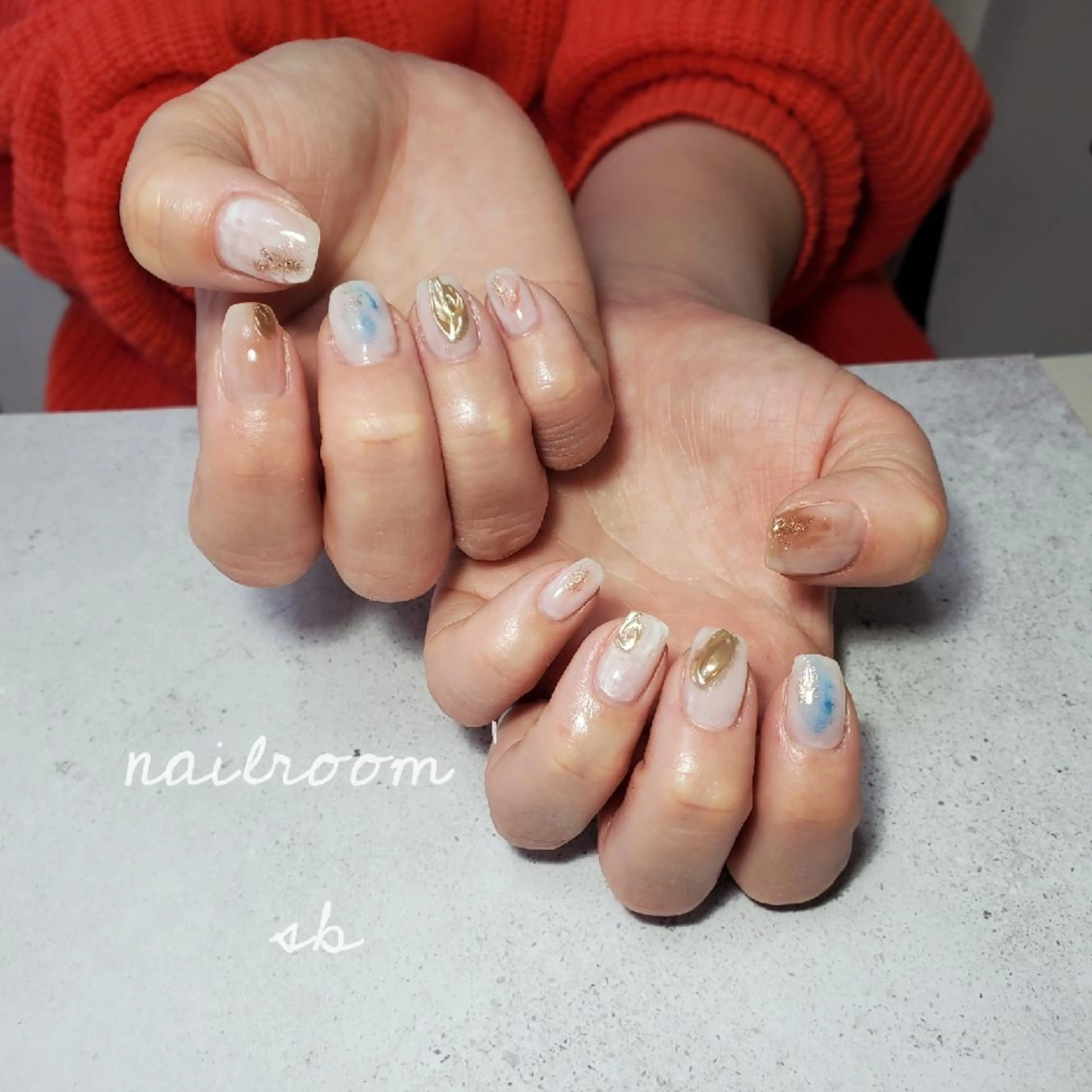 ネイル ハンドネイル nailroom‪ sb‪‪𓈒𓂂𓏸のネイルデザイン