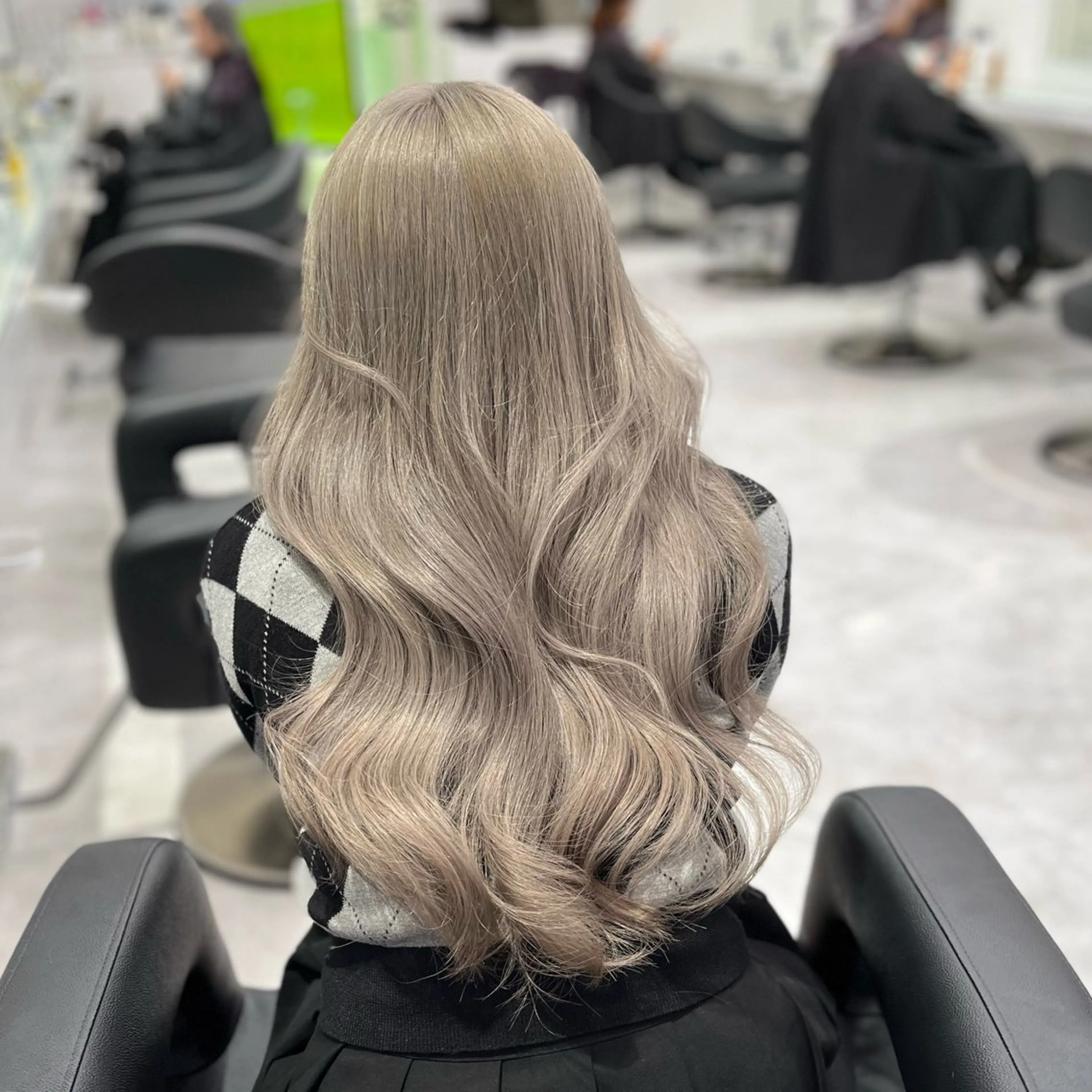 ロング カラー パーマ ヘアアレンジ メンズ ヘアカラー ♡ 𝐑𝐈𝐎♡のヘアスタイル