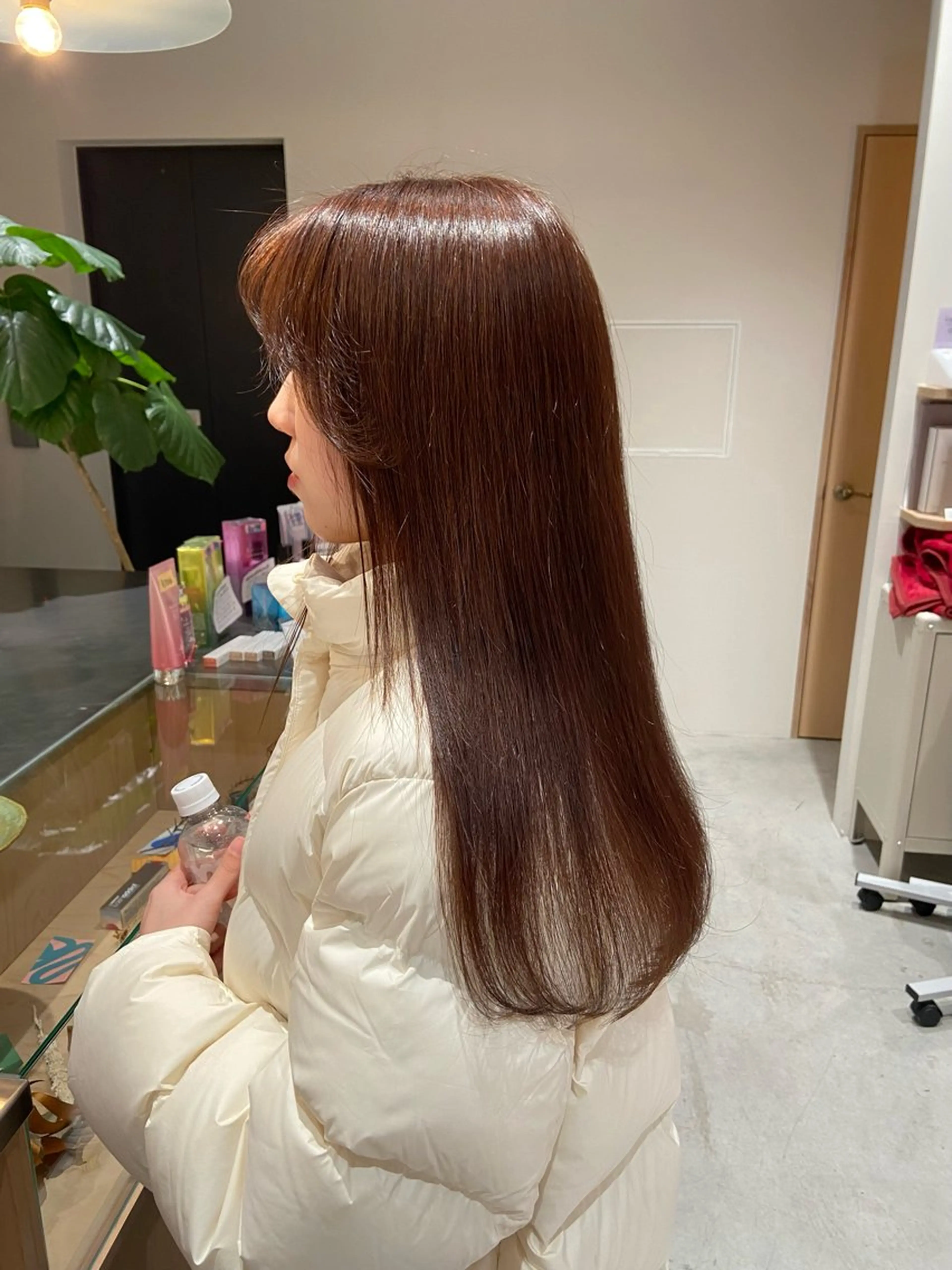 ロング カット ヘアカラー トリートメント 石川 瑠琉のヘアスタイル