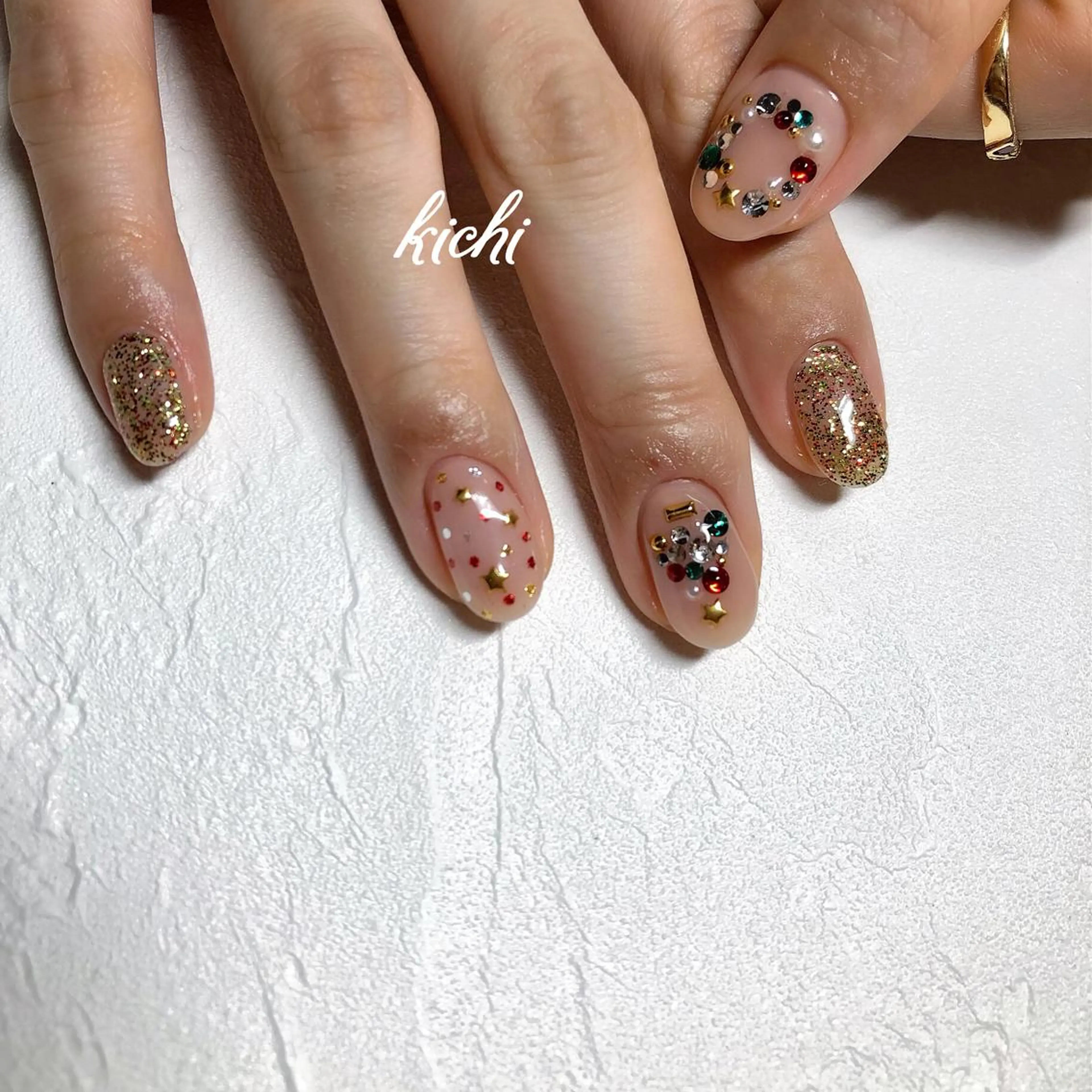 ネイル kichi･: *のネイルデザイン