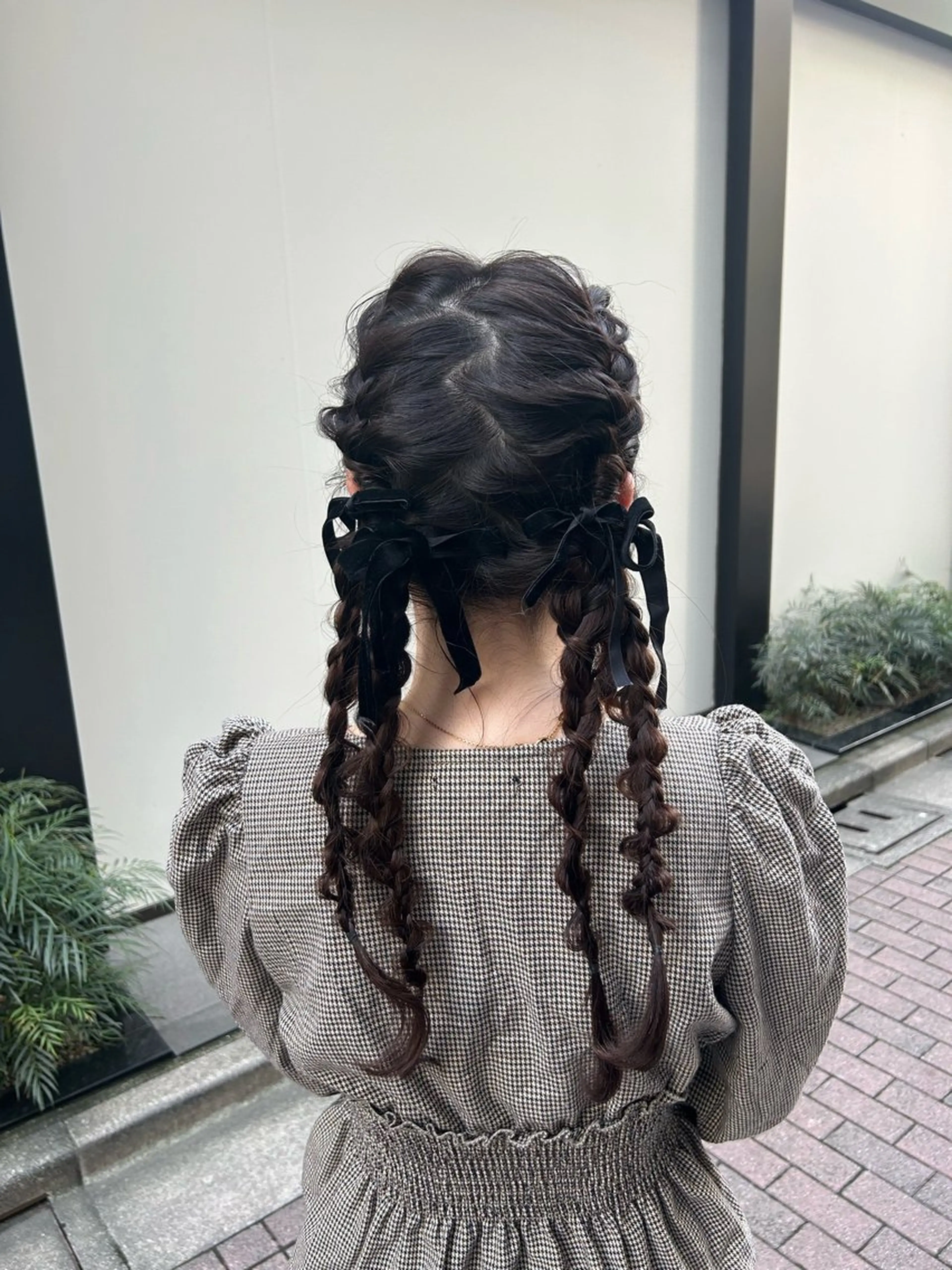 ロング ヘアセット 韓国ヘア/顔周り ヘアセット/加藤優里のヘアスタイル