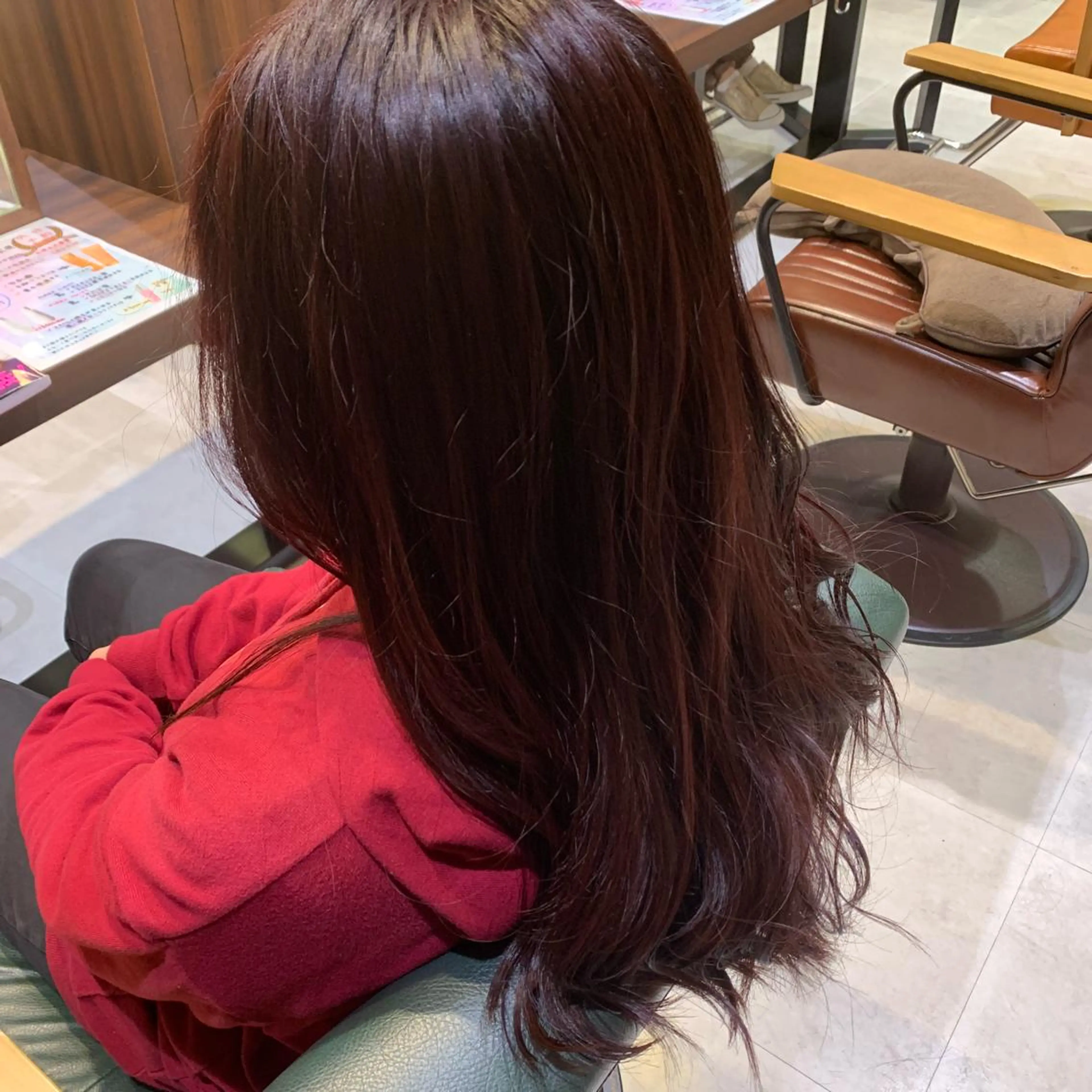 ロング カラー 髪質改善/縮毛矯正 ツヤ髪🩷さつきのヘアスタイル