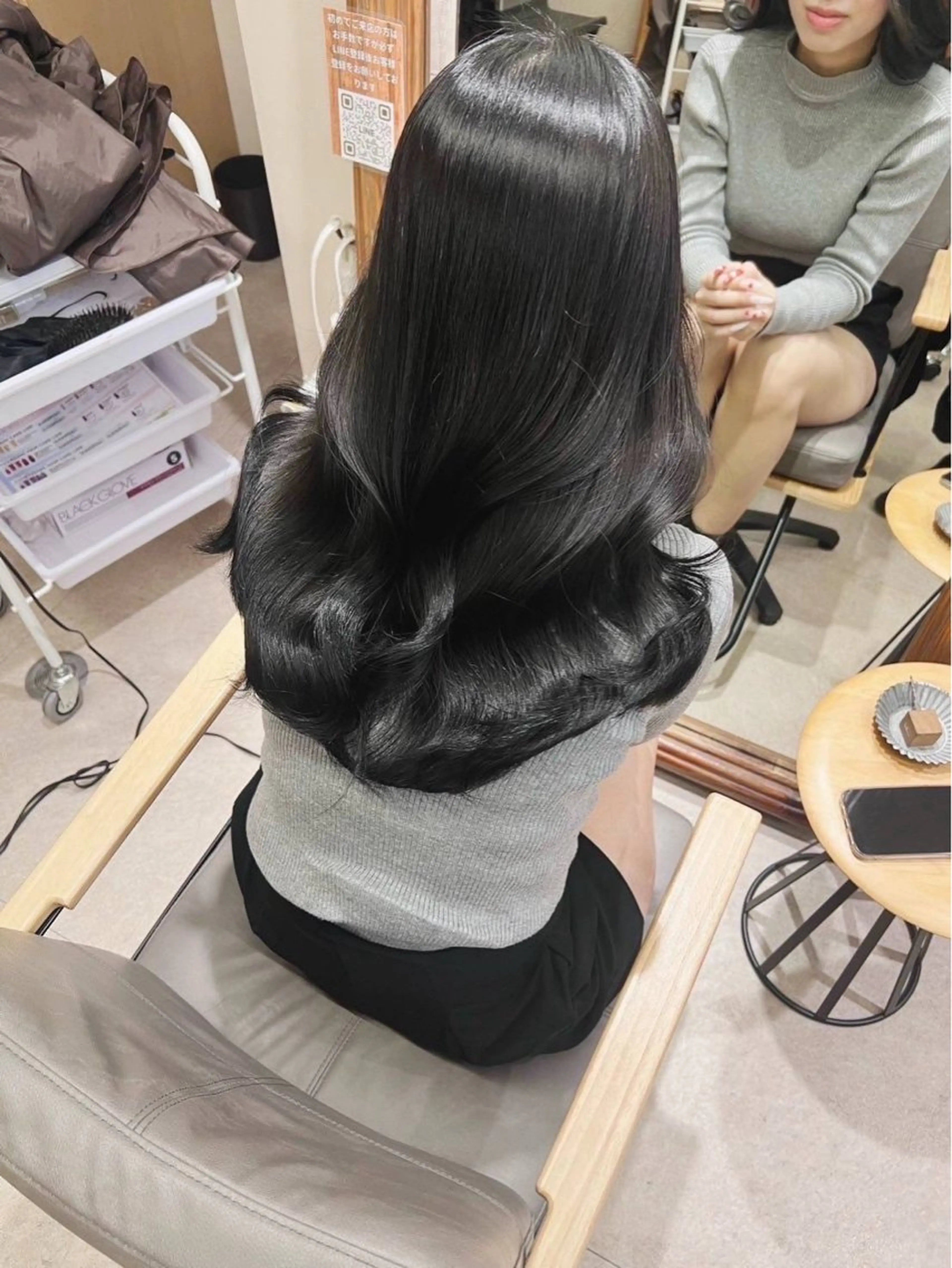 ロング レイヤーカット 艶カラー/レイヤー /chere 金剛店のヘアスタイル