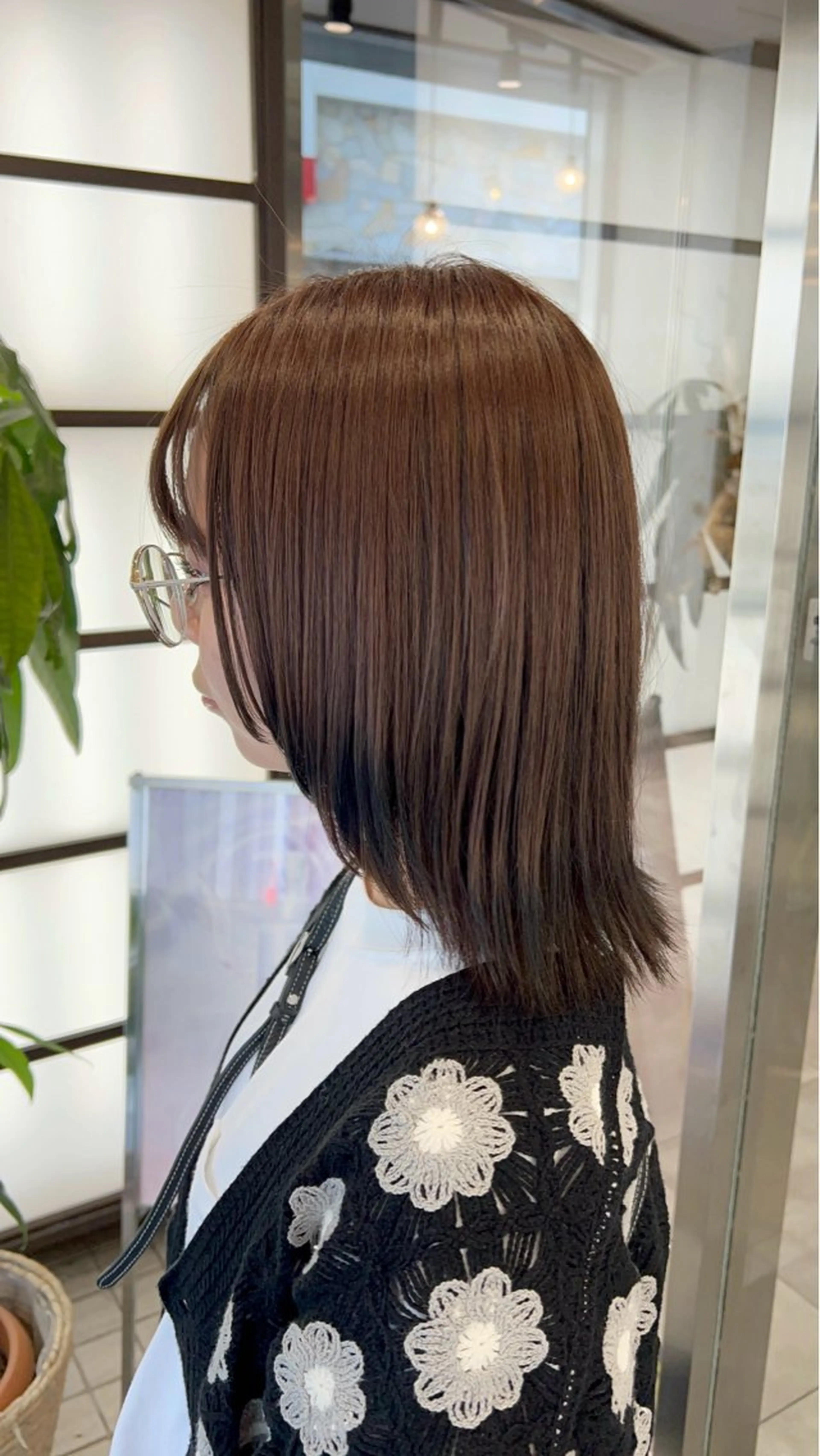 ミディアム カラー ヘアカラー 🌞レイヤー×カラー 前川那津美🌞のヘアスタイル