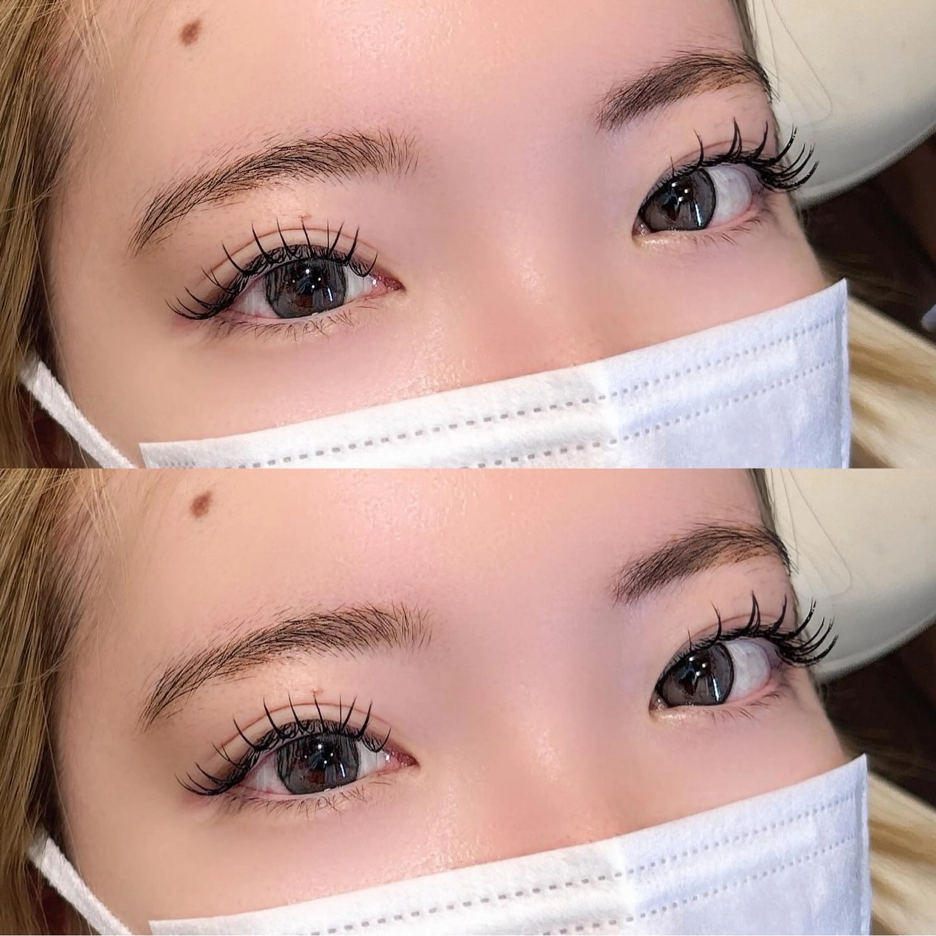 マツエク・マツパ フラットラッシュ ナチュラル マツエク はるか/阪急茨木/髪 質改善/透明感カラーのヘアスタイル