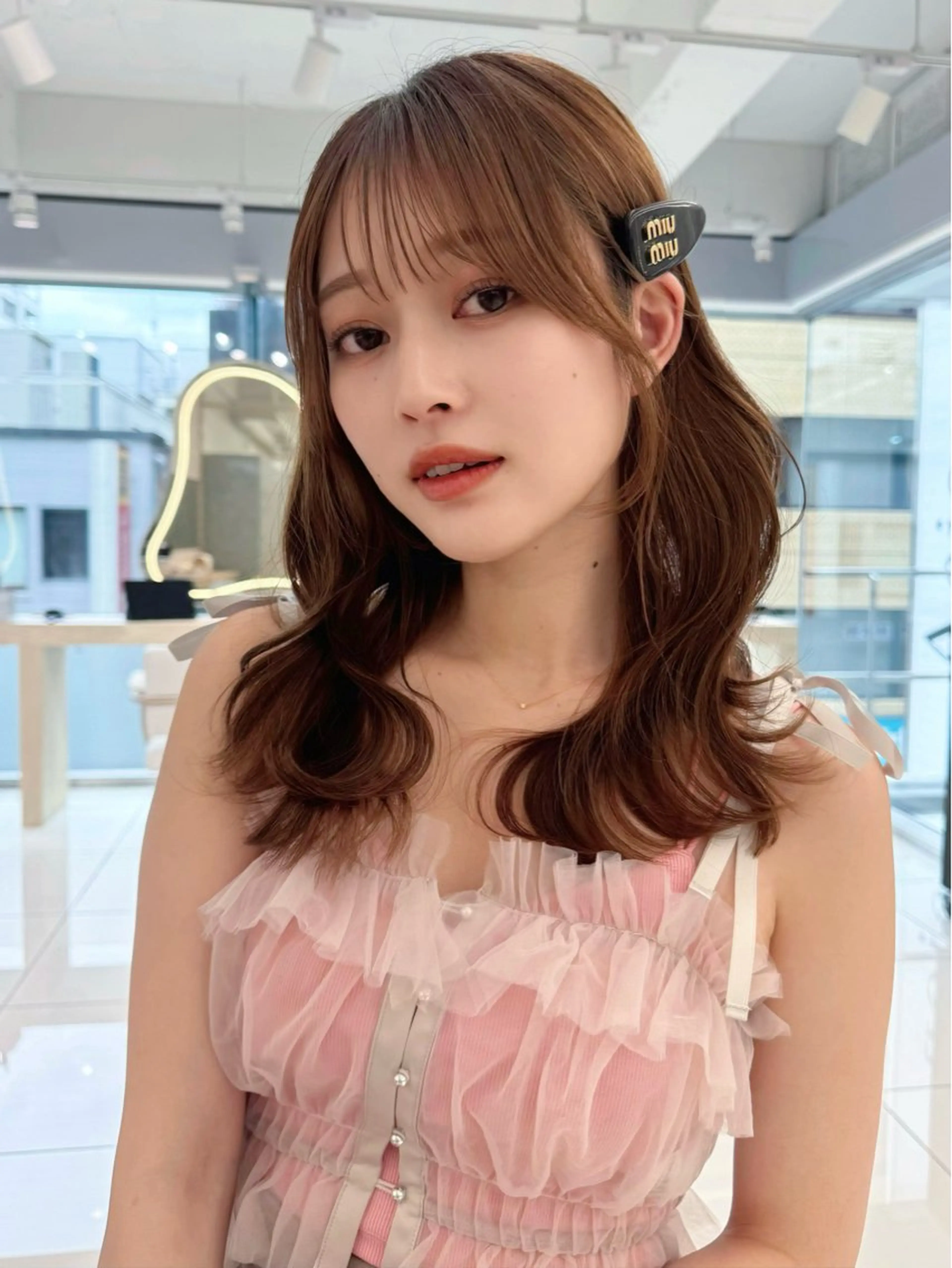 ミディアム 顔周り🇰🇷韓国 レイヤー/いづみ💞のヘアスタイル