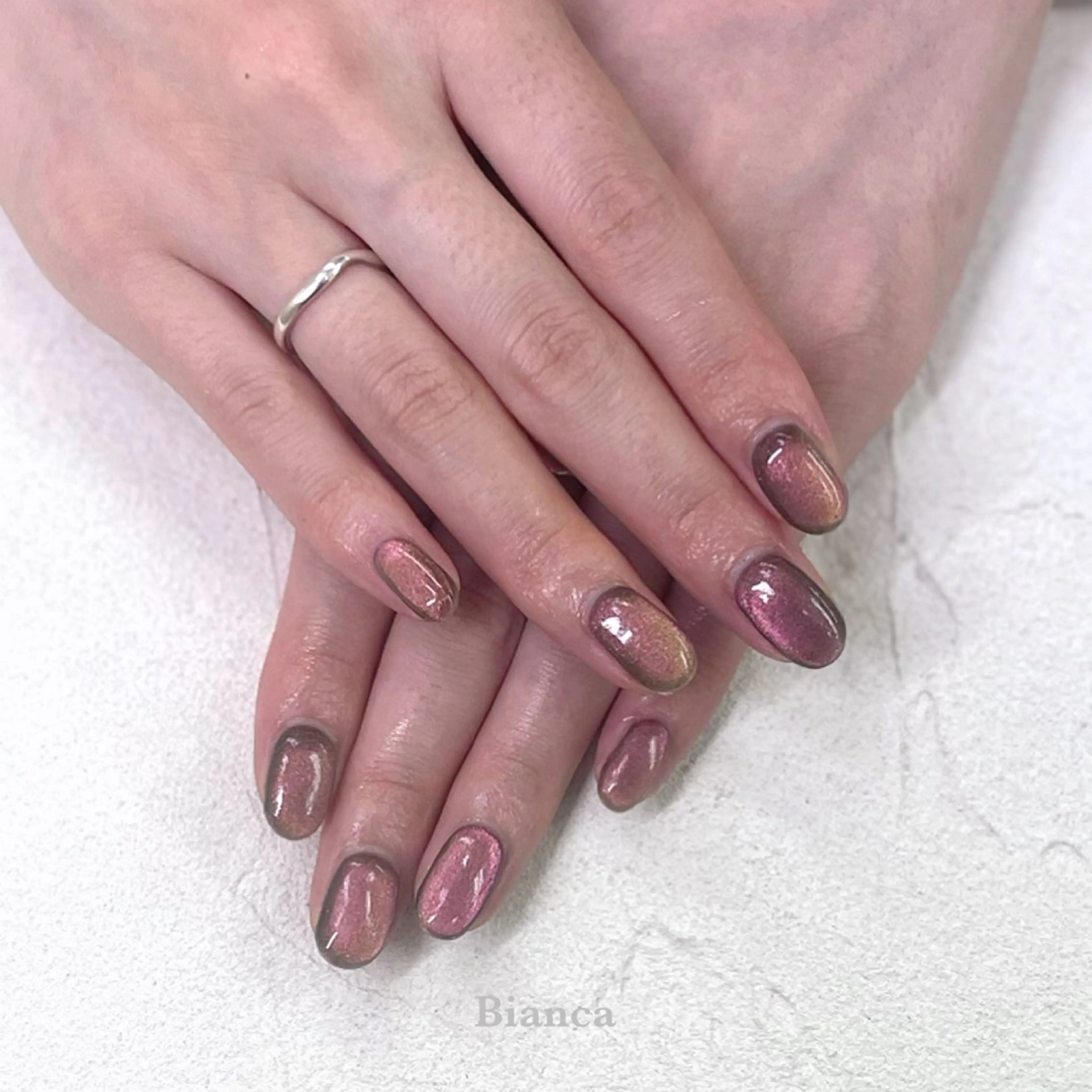 ネイル ハンドネイル Bianca♡ TAKANASHIのネイルデザイン