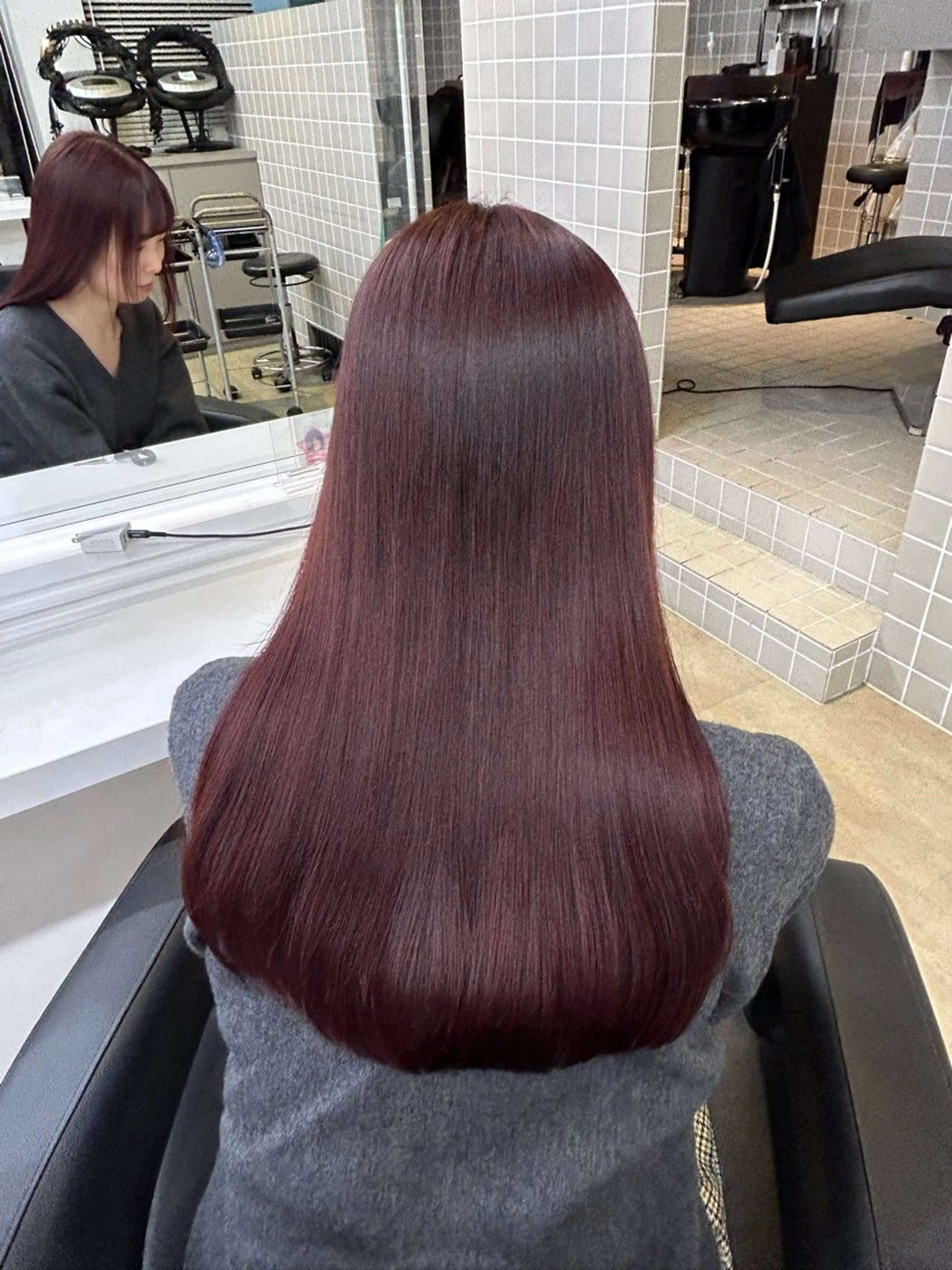 カラー ヘアカラー 透明感ベージュ🤎 ナチュラルレイヤーのヘアスタイル