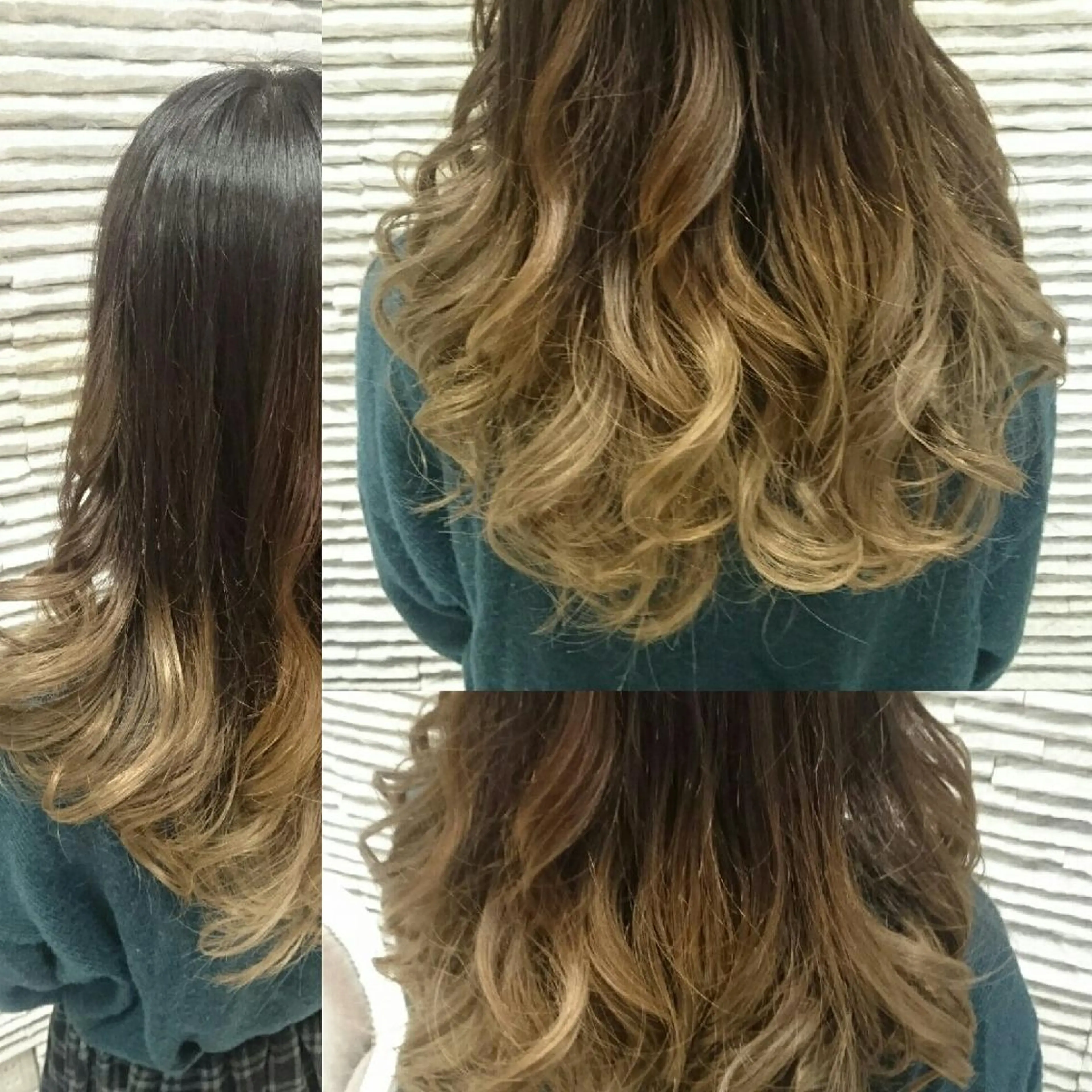 セミロング ロング カラー ヘアアレンジ 嶋田 ゆきのヘアスタイル