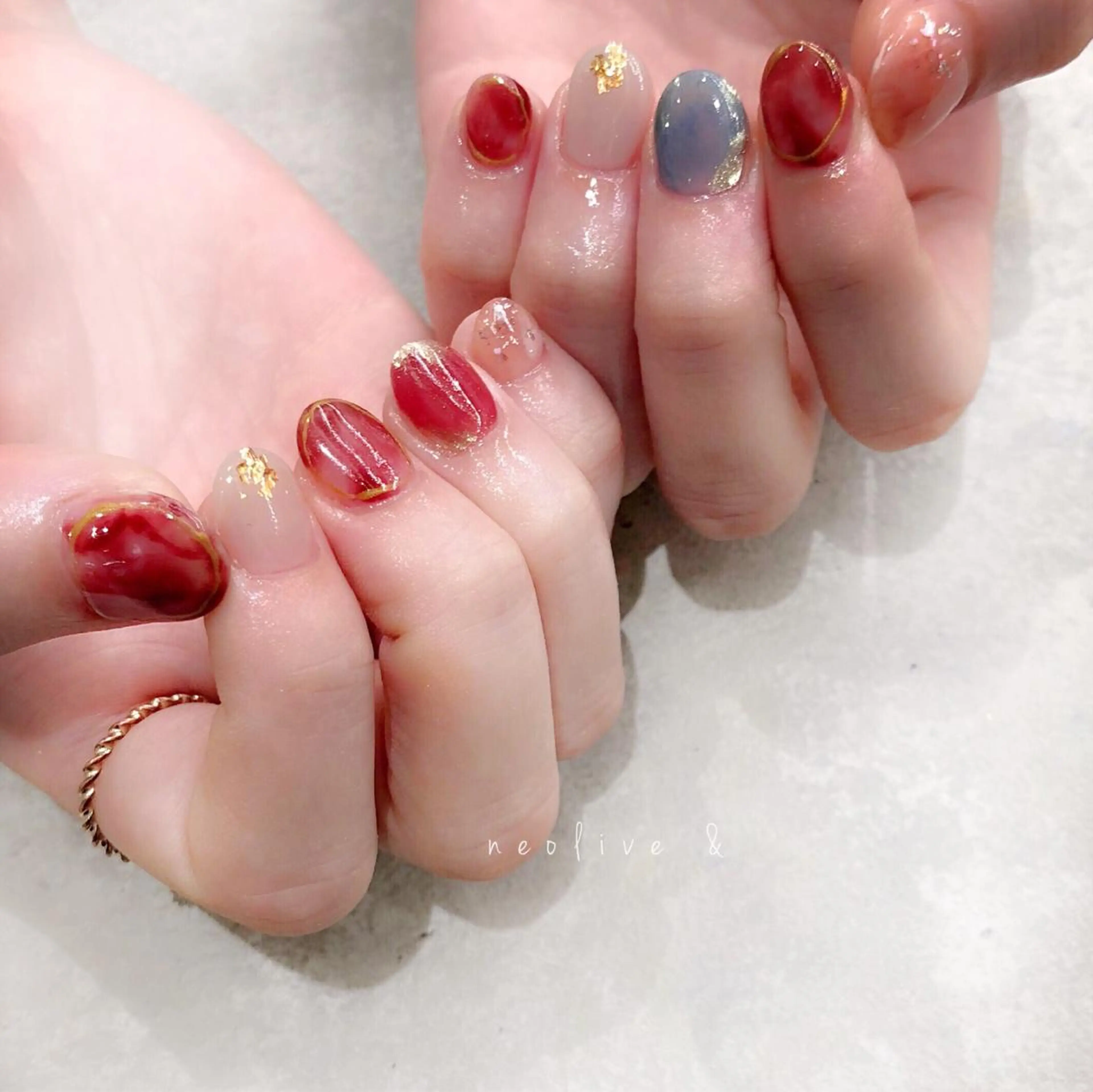 ネイル ハンドネイル Yuriko Omi パラジェル/渋谷のネイルデザイン