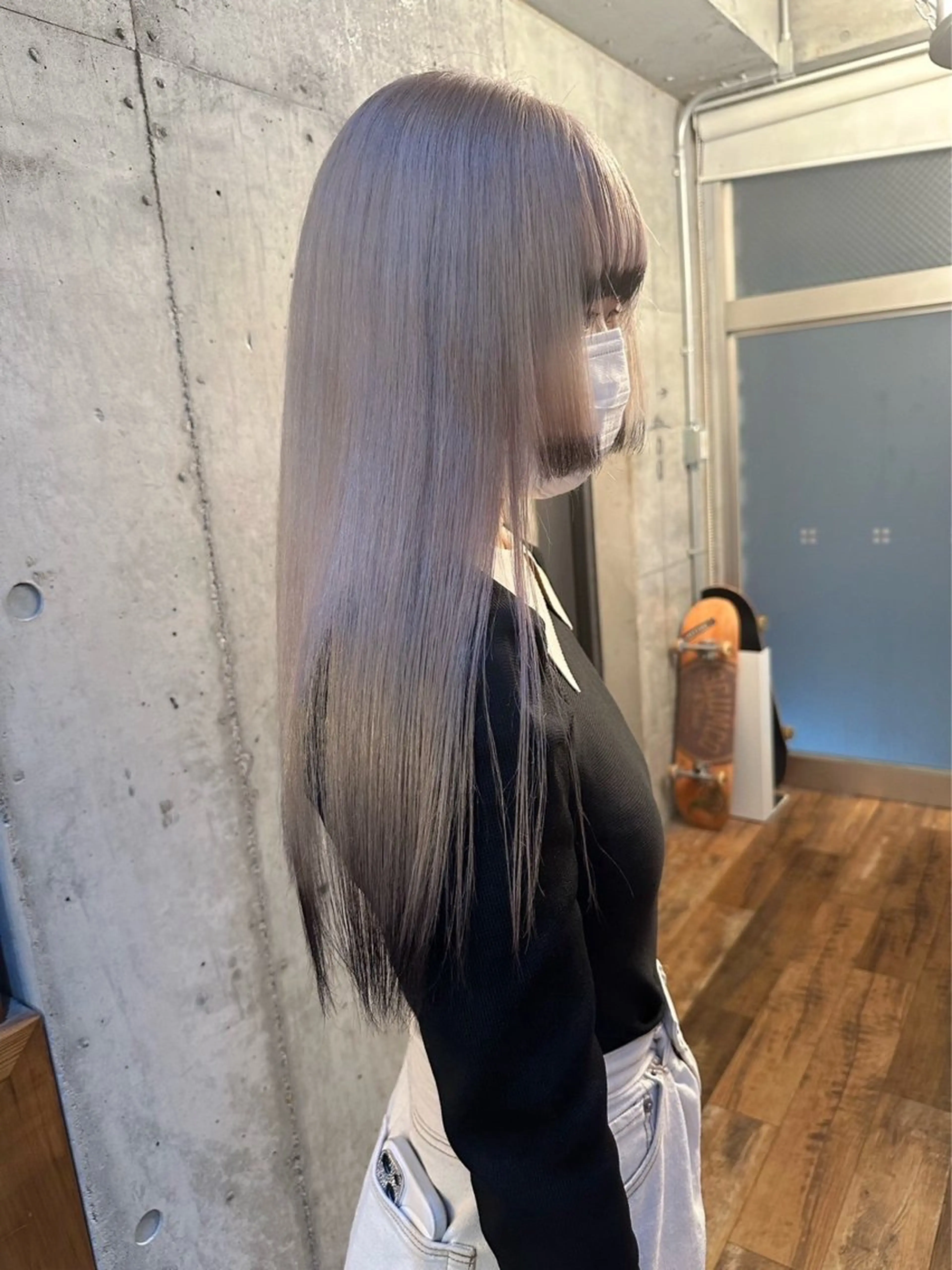 ロング ヘアカラー ♥️ボブ/ブリーチ なしカラー/mahoのヘアスタイル