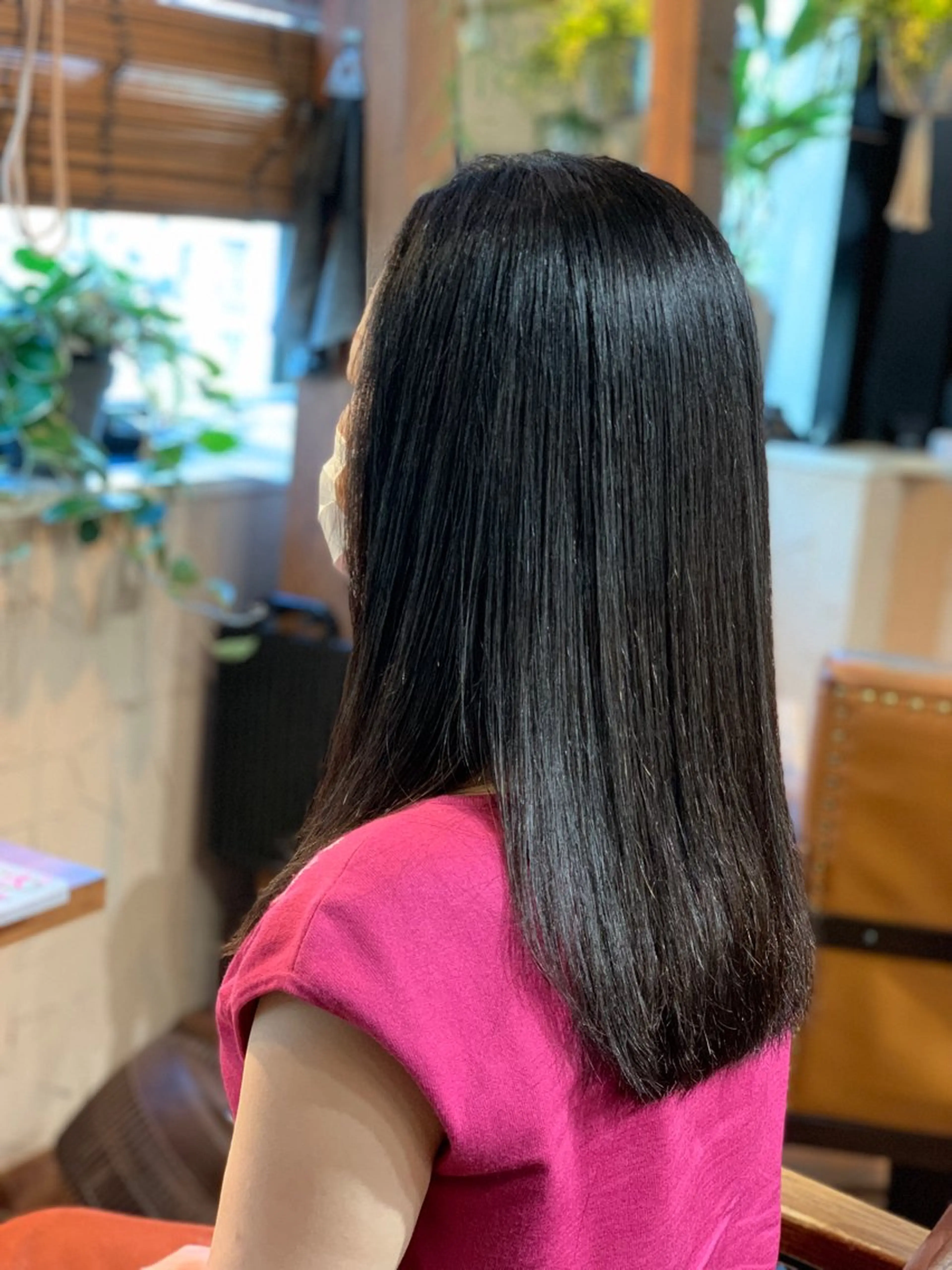 ロング カット 縮毛矯正 武田尚子🌸 自然に仕上がる矯正のヘアスタイル