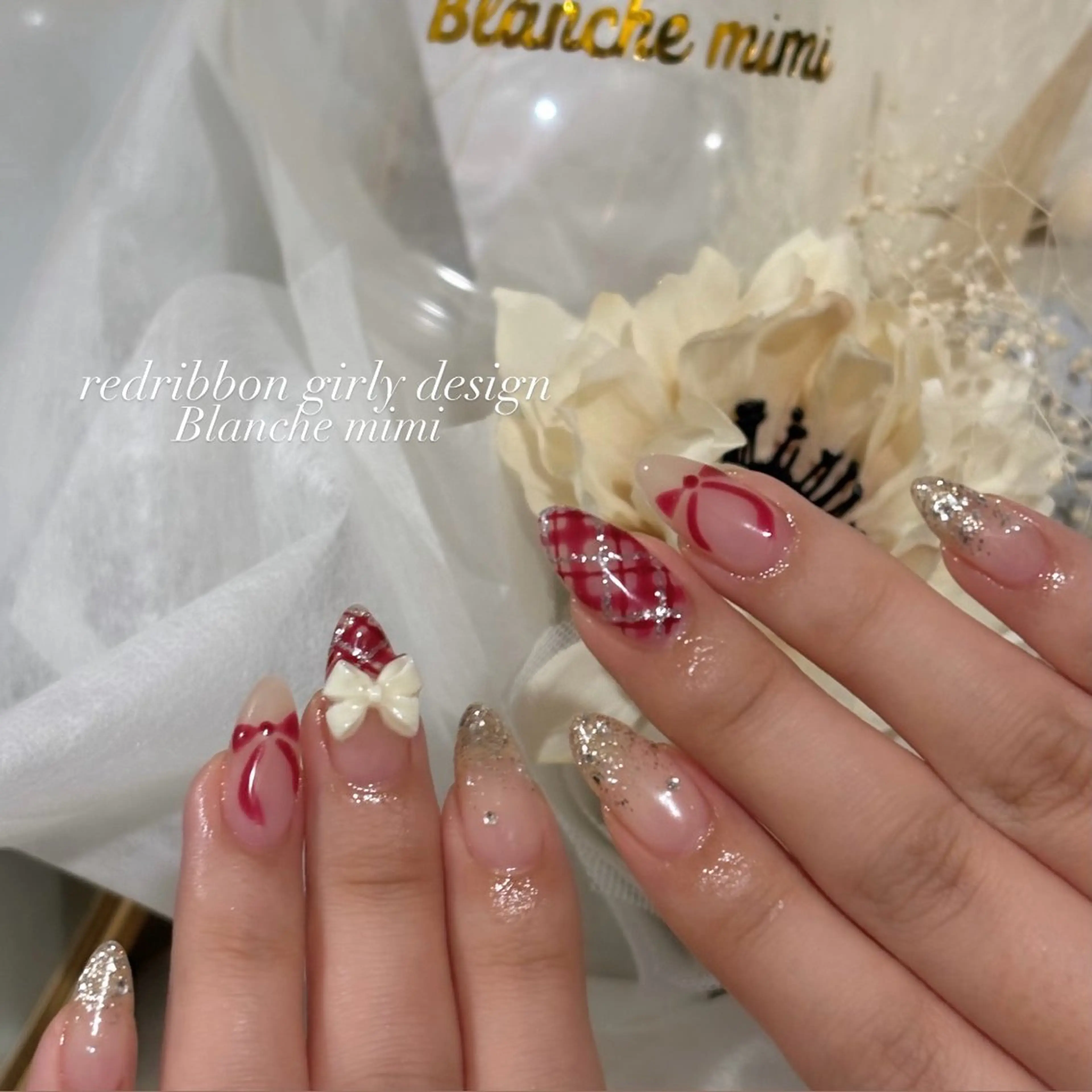 ネイル ハンドネイル Blanche mimi.u_aのネイルデザイン
