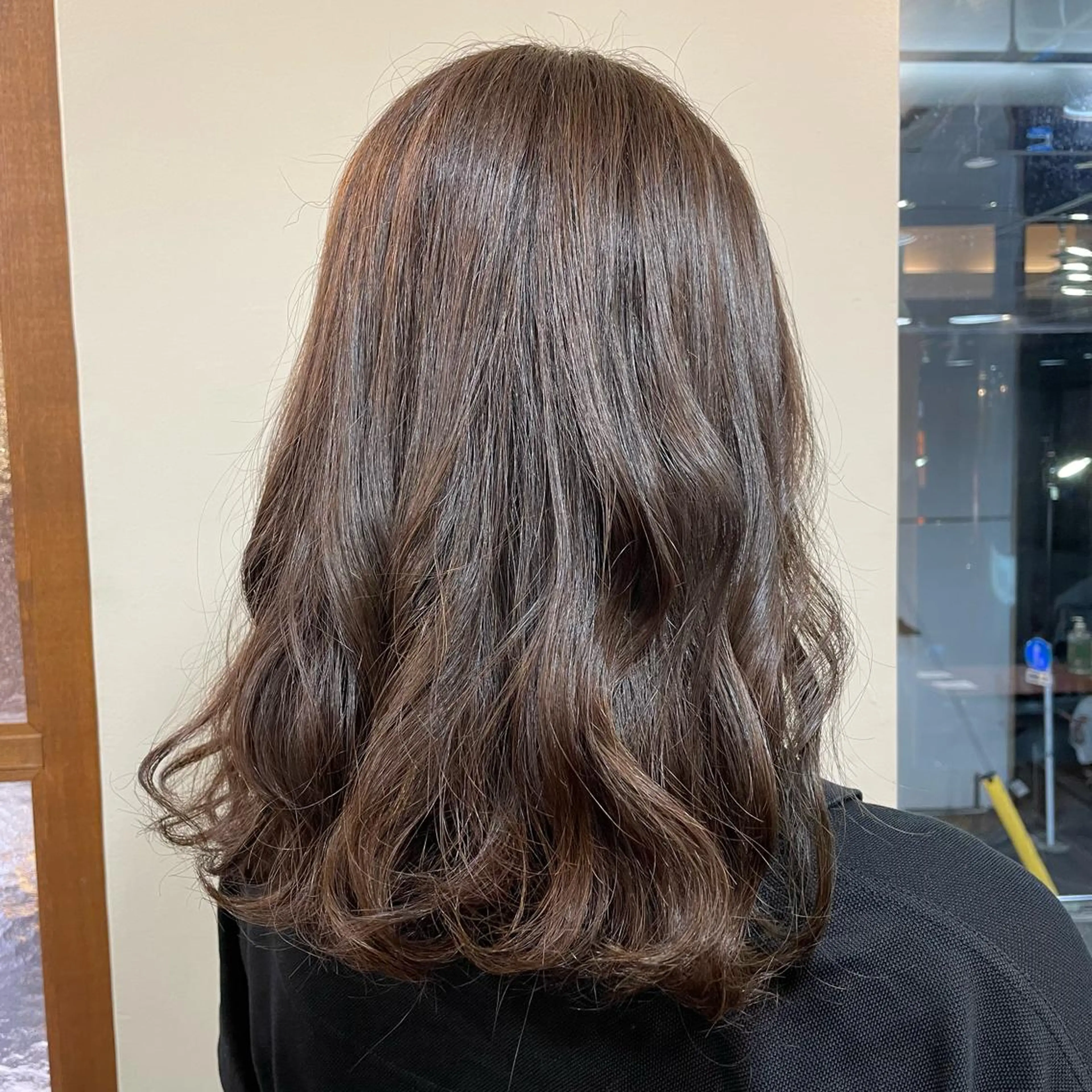 カラー アッシュ ベージュカラー 💜カラー/縮毛矯正 /NARUKA💜のヘアスタイル