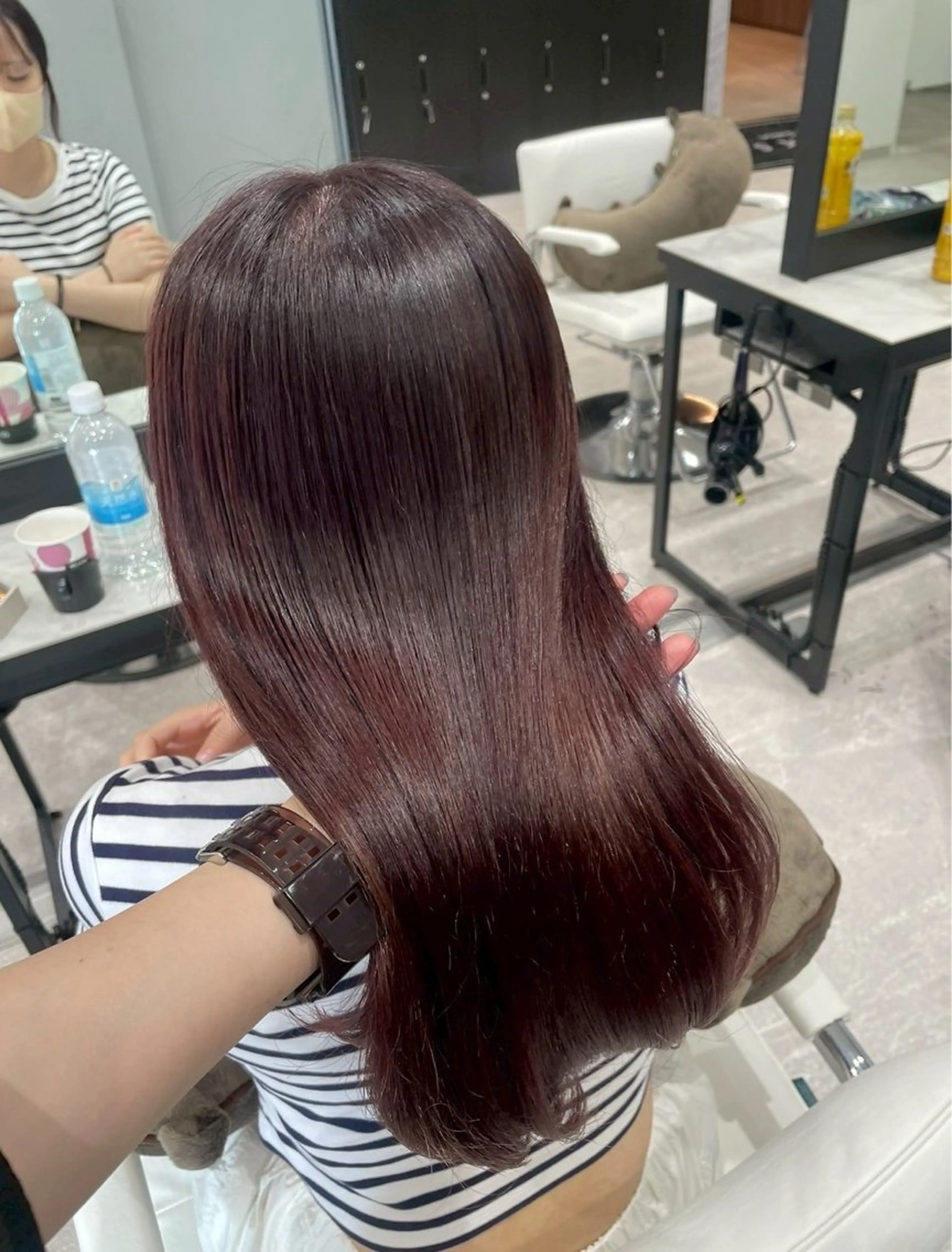 ロング カラー パーマ ショータのヘアスタイル