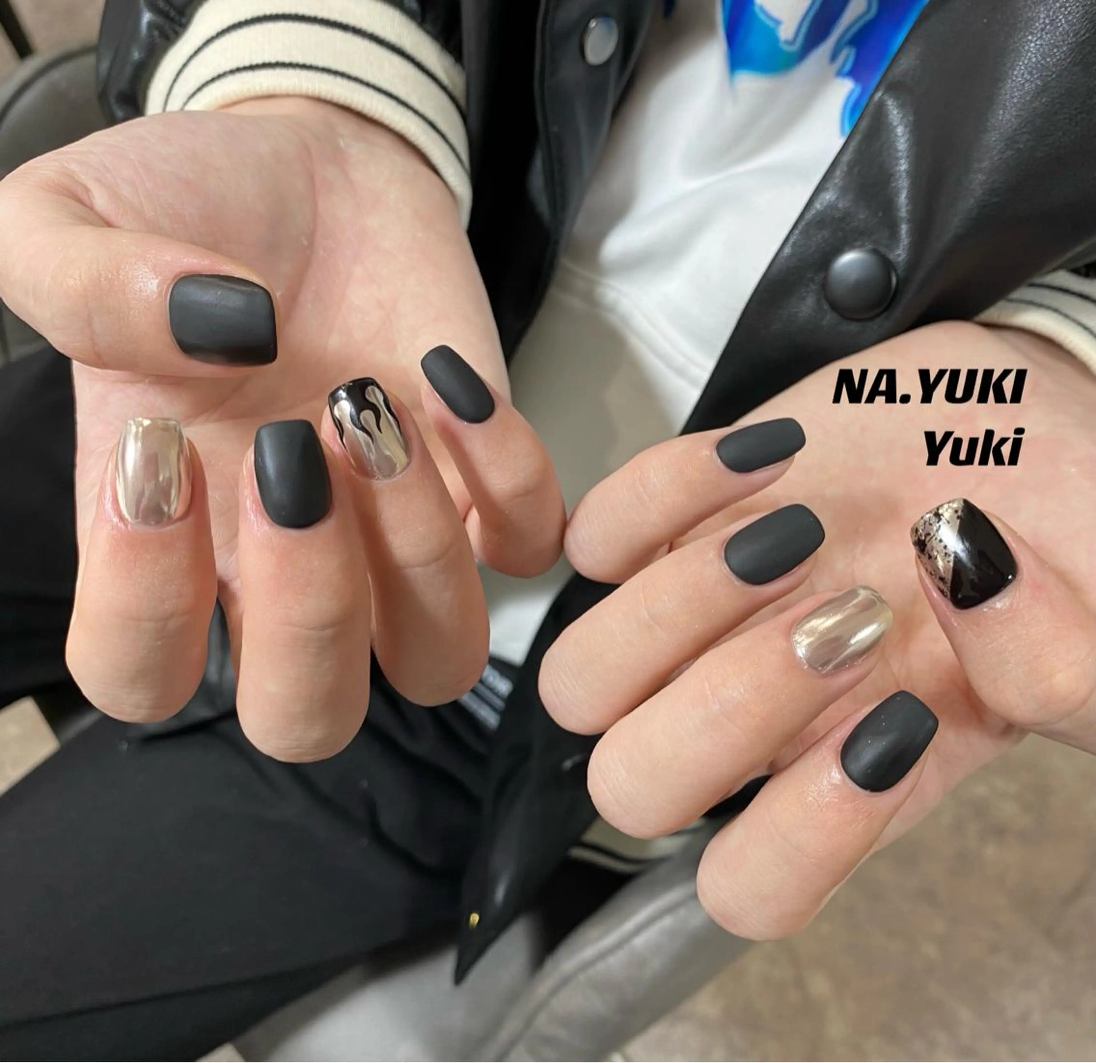 メンズ ネイル ナユキNA.YUKI 池袋店のネイルデザイン