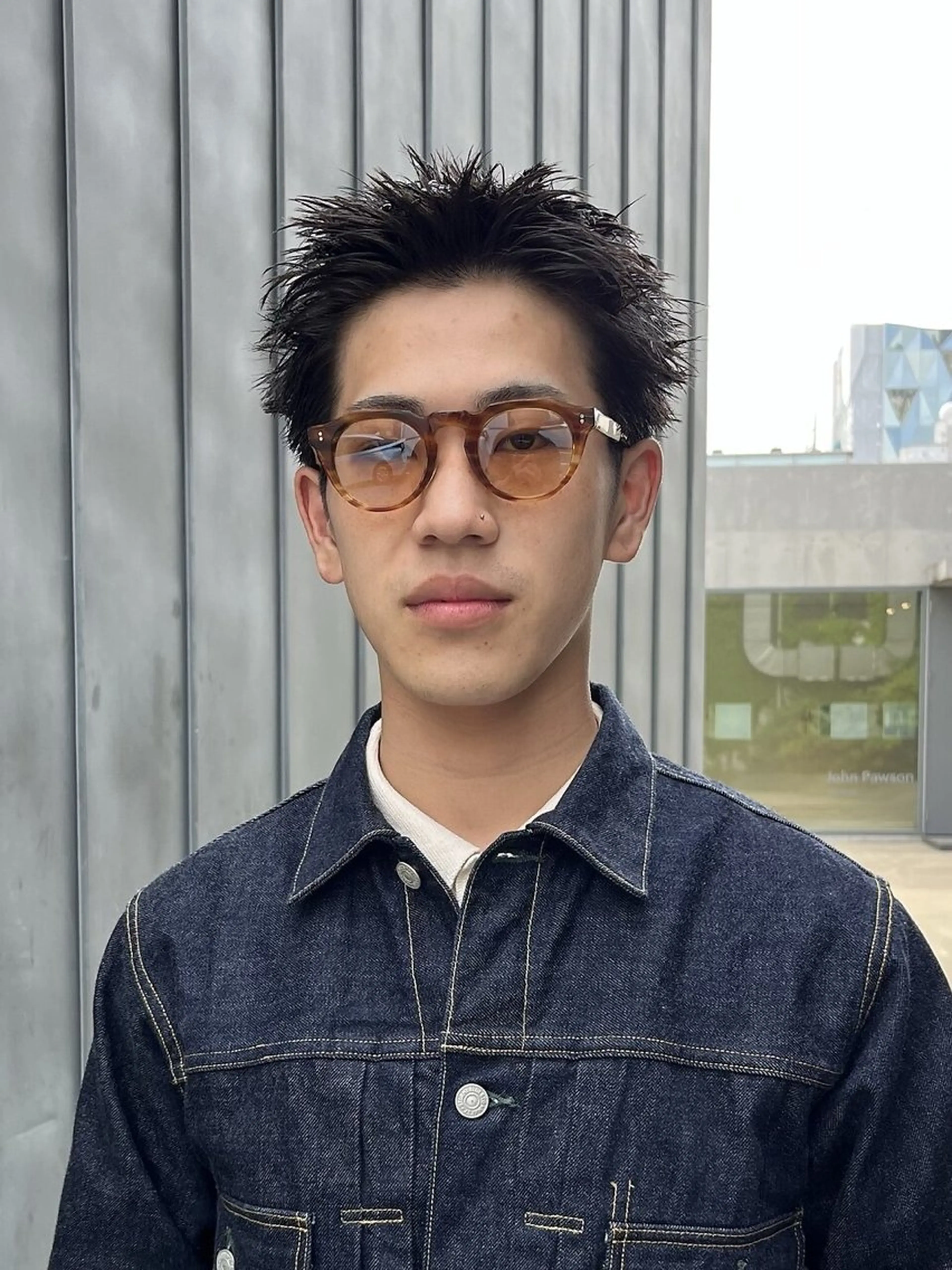 ショート カラー メンズ メンズショート スパイキーショート メンズベリーショート ベリーショート ショートヘア ヘアカラー 渋谷 メンズショート 佐伯 将のヘアスタイル