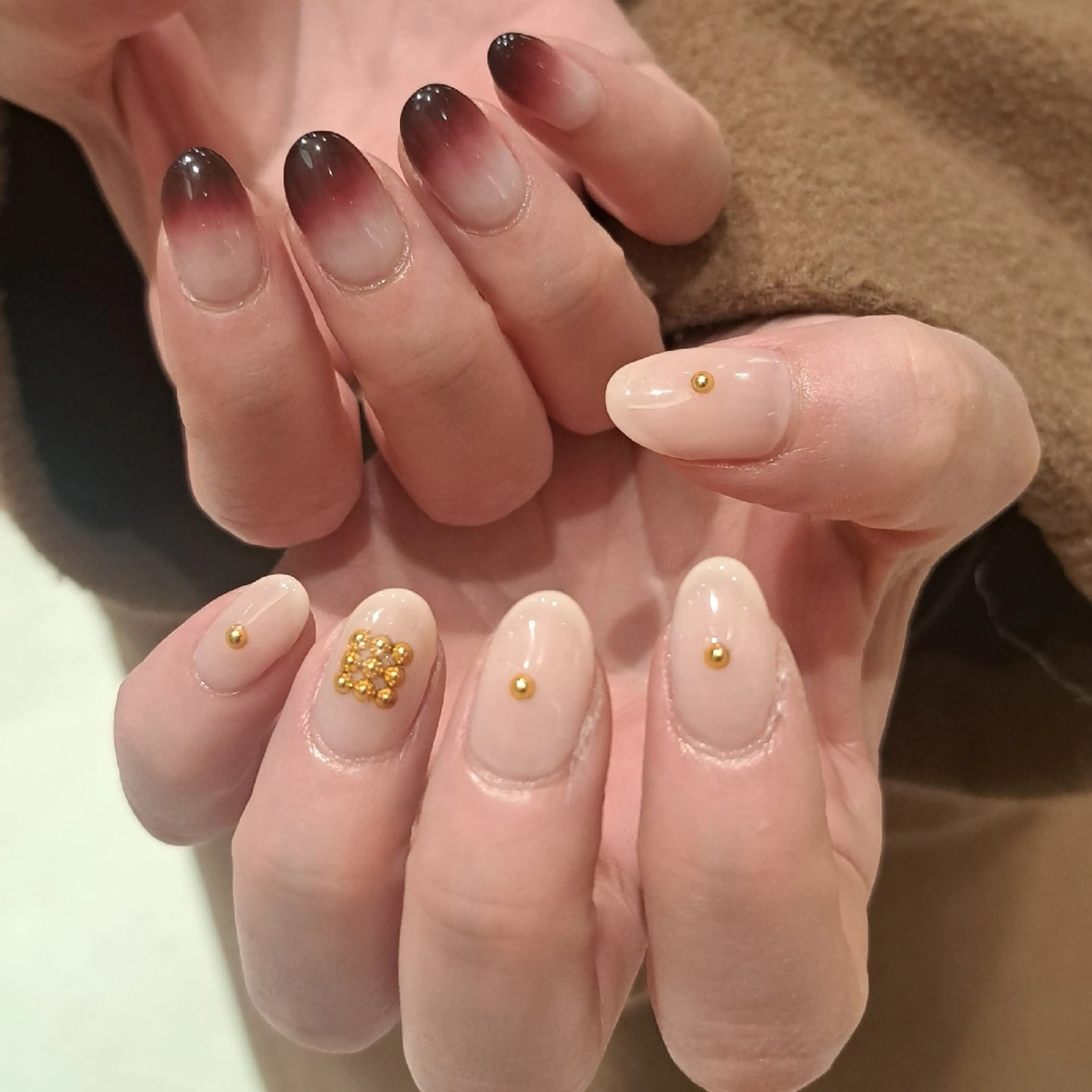 ネイル アートネイル ジェルネイル グラデーション 持ち込み ハンドネイル Nail mood デザイン持ち込みokのネイルデザイン