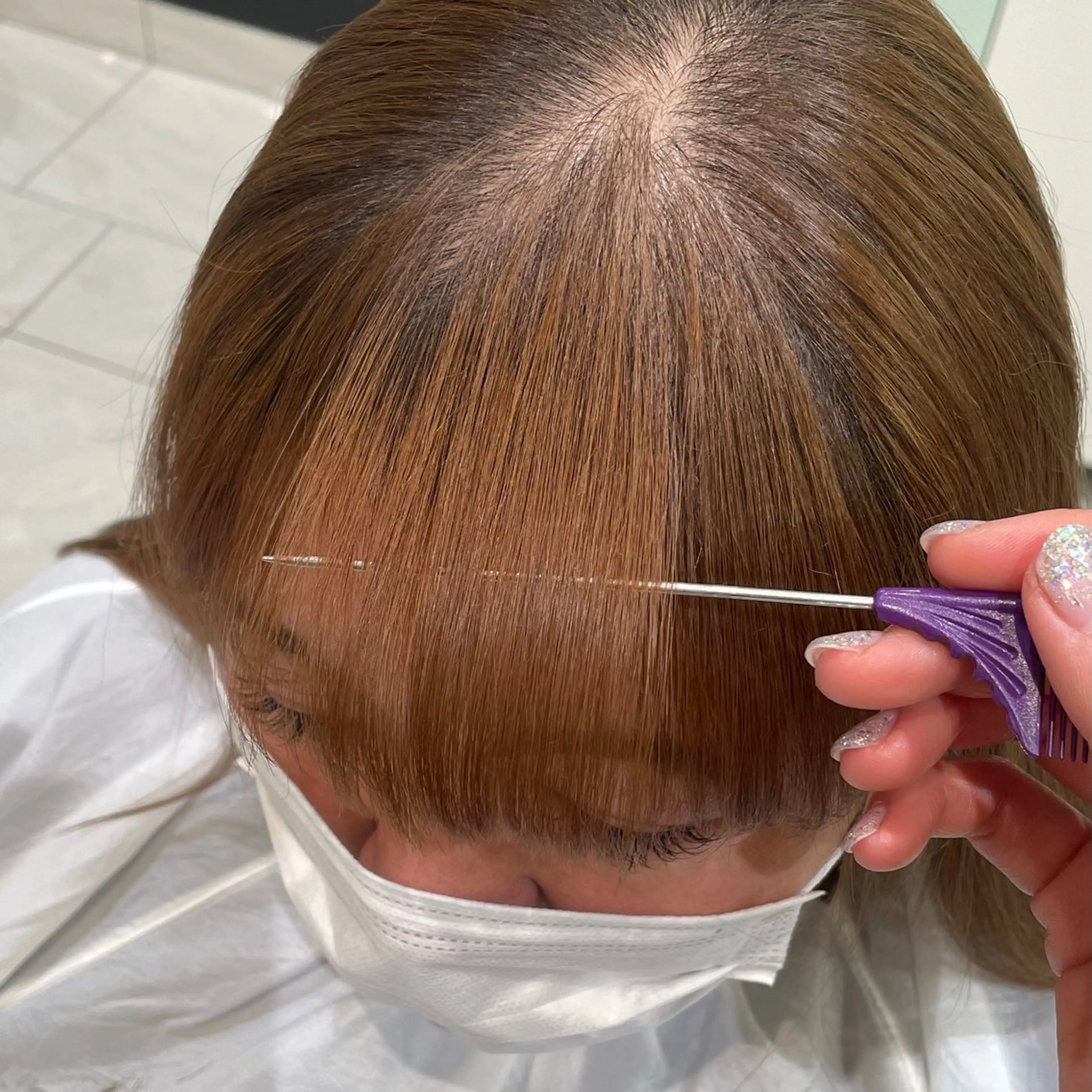 ロング パーマ ヘアアレンジ パク・ボミン小野リエ 韓国ハーフ🦊のその他イメージ